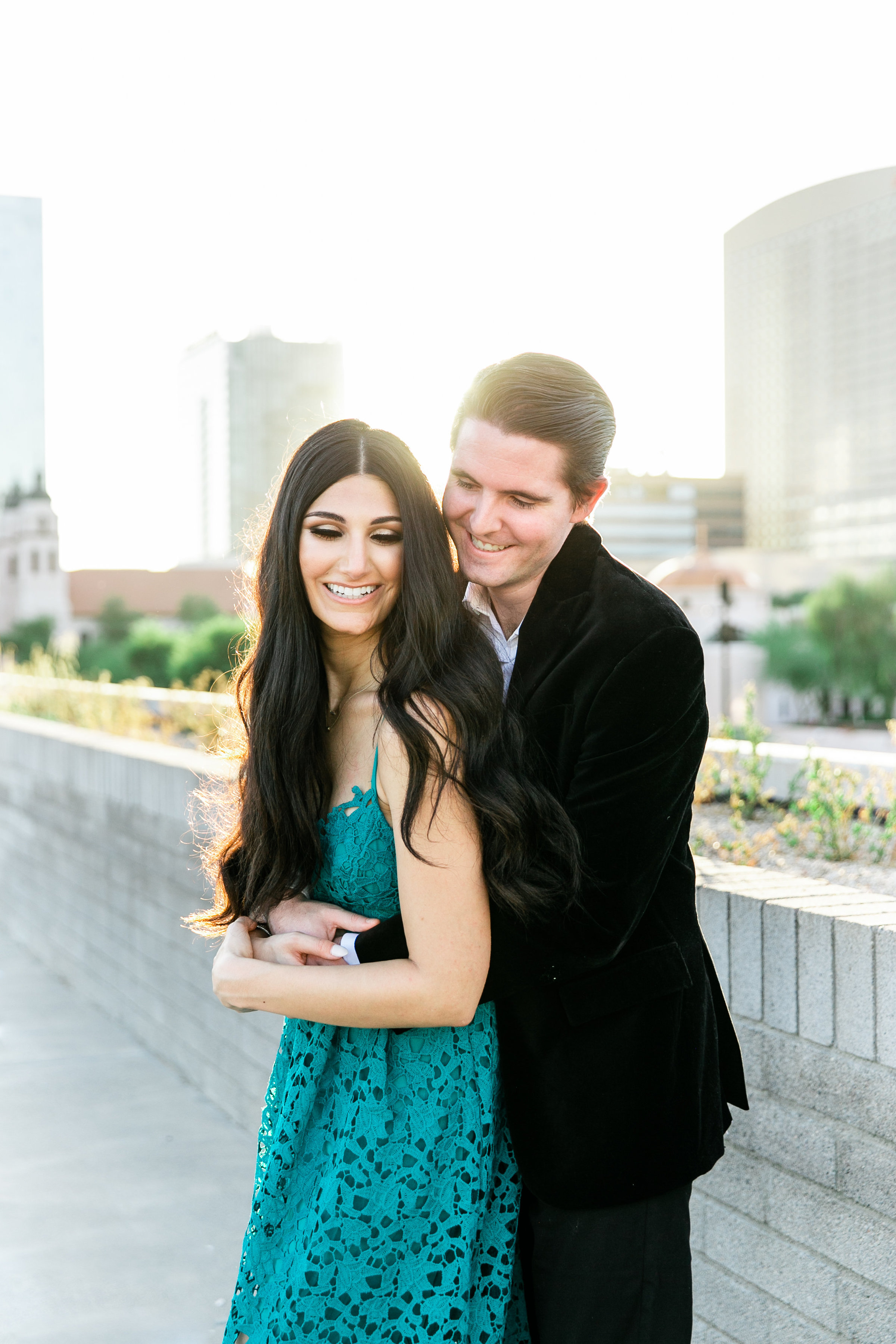 Karlie Colleen Photography - Arizona Engagement City Shoot - Kim & Tim-237
