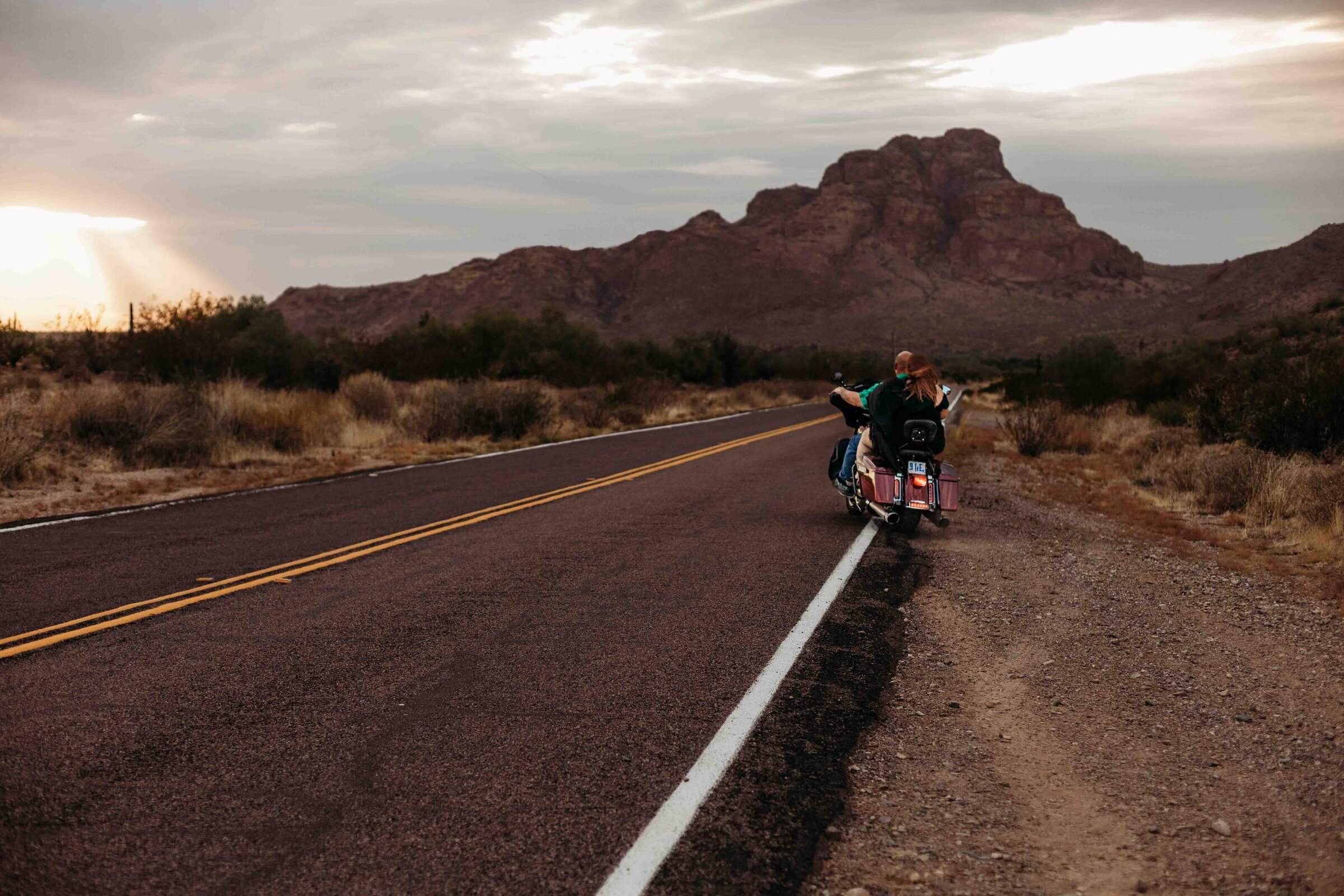 Arizona Engagement Photographer Motorcycle Session-15