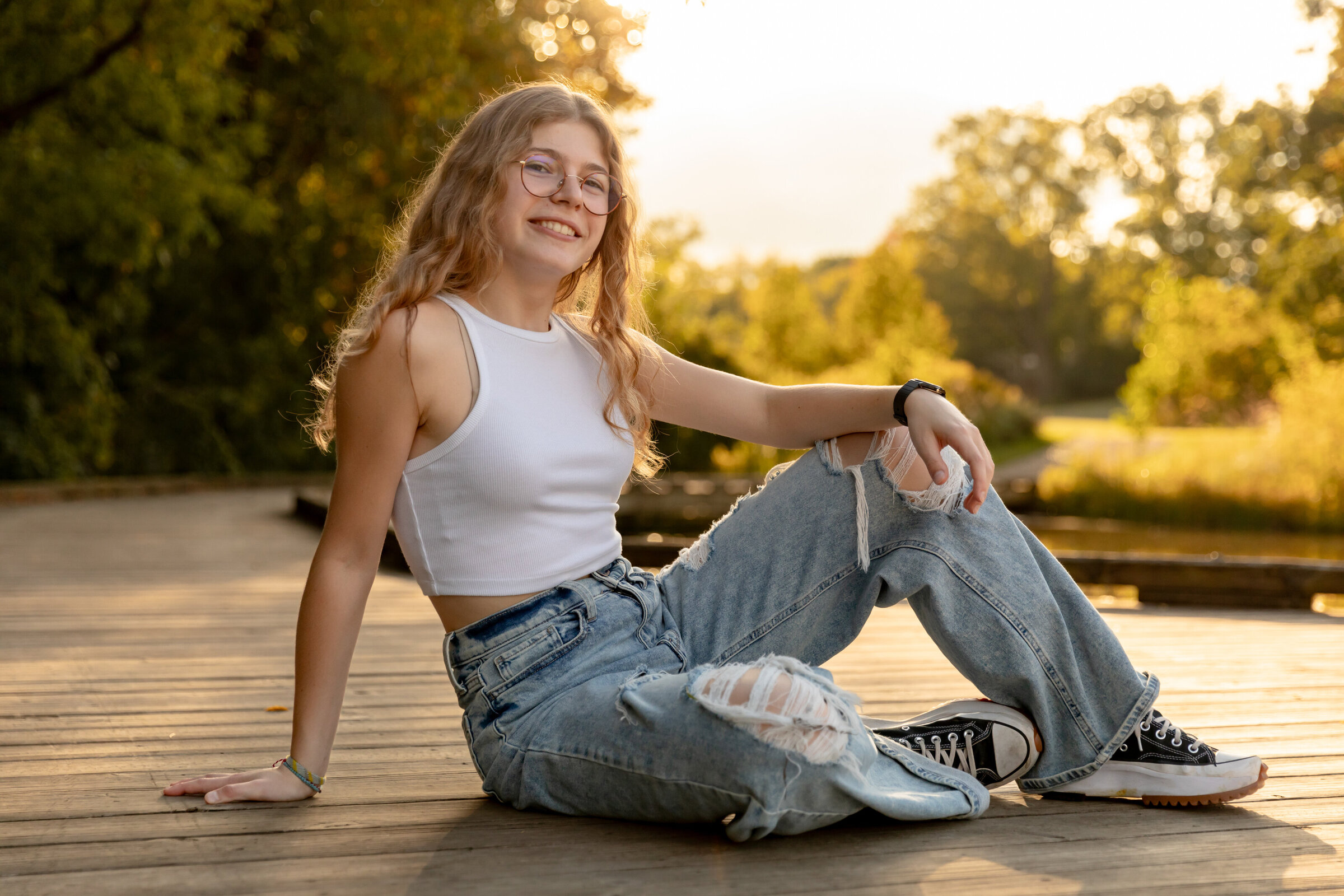 boardwalk-golden-hour-senior-photos