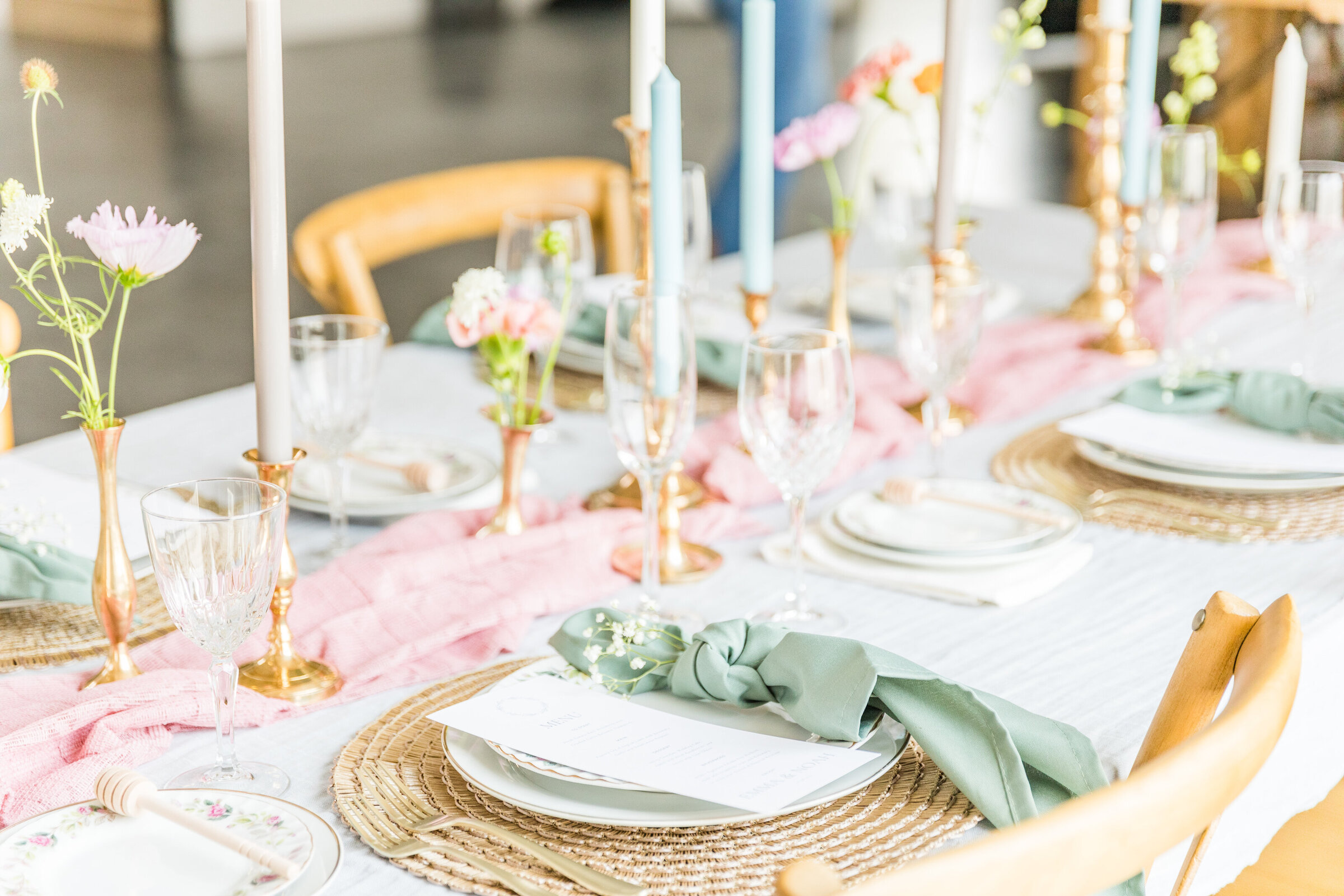 pocatello wedding tablescape