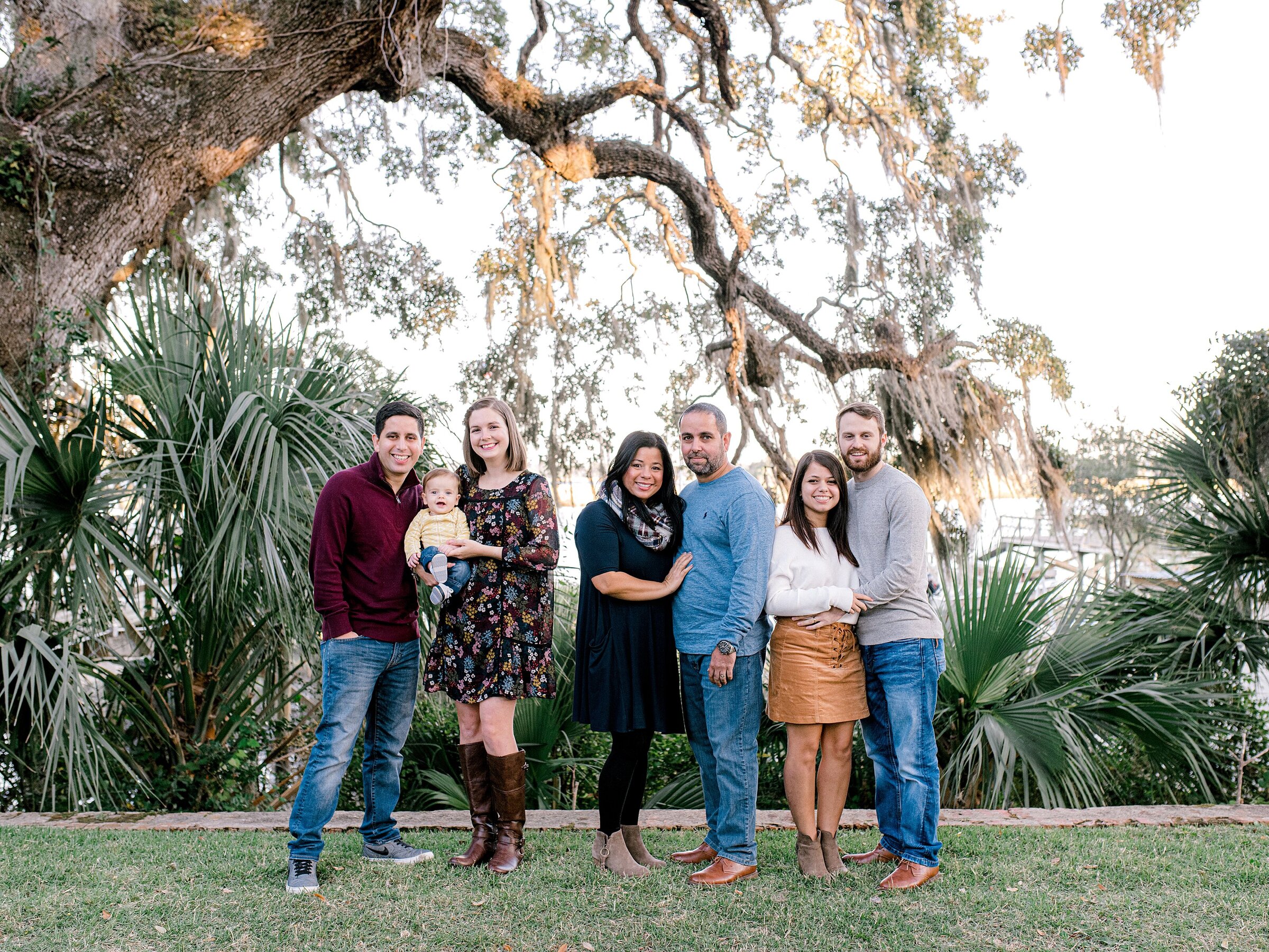 Family portraits Bluff Drive Savannah Georgia