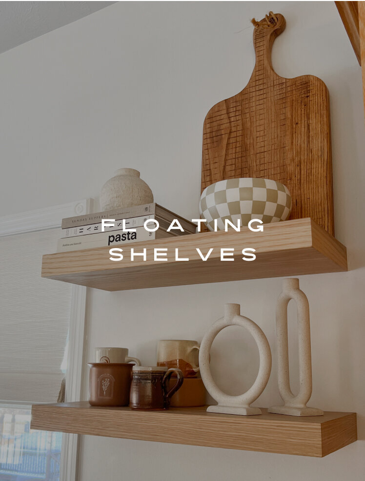 floating shelves
