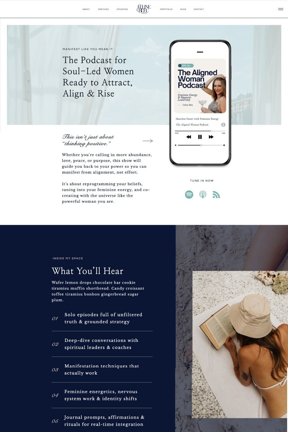 Celine Bleu Podcast _ Sales Page
