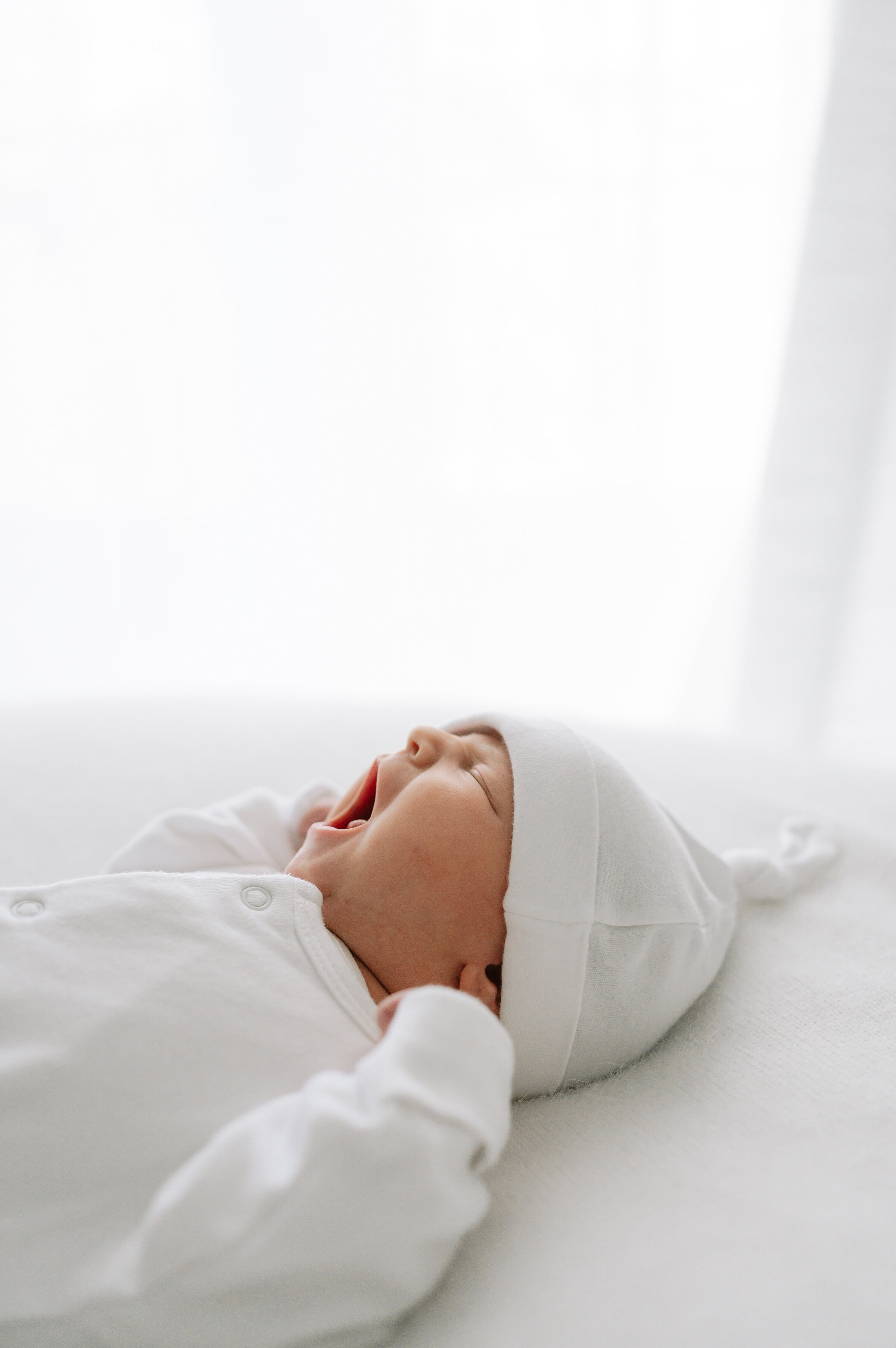 newborn baby boy at York photography studio by baby photographer