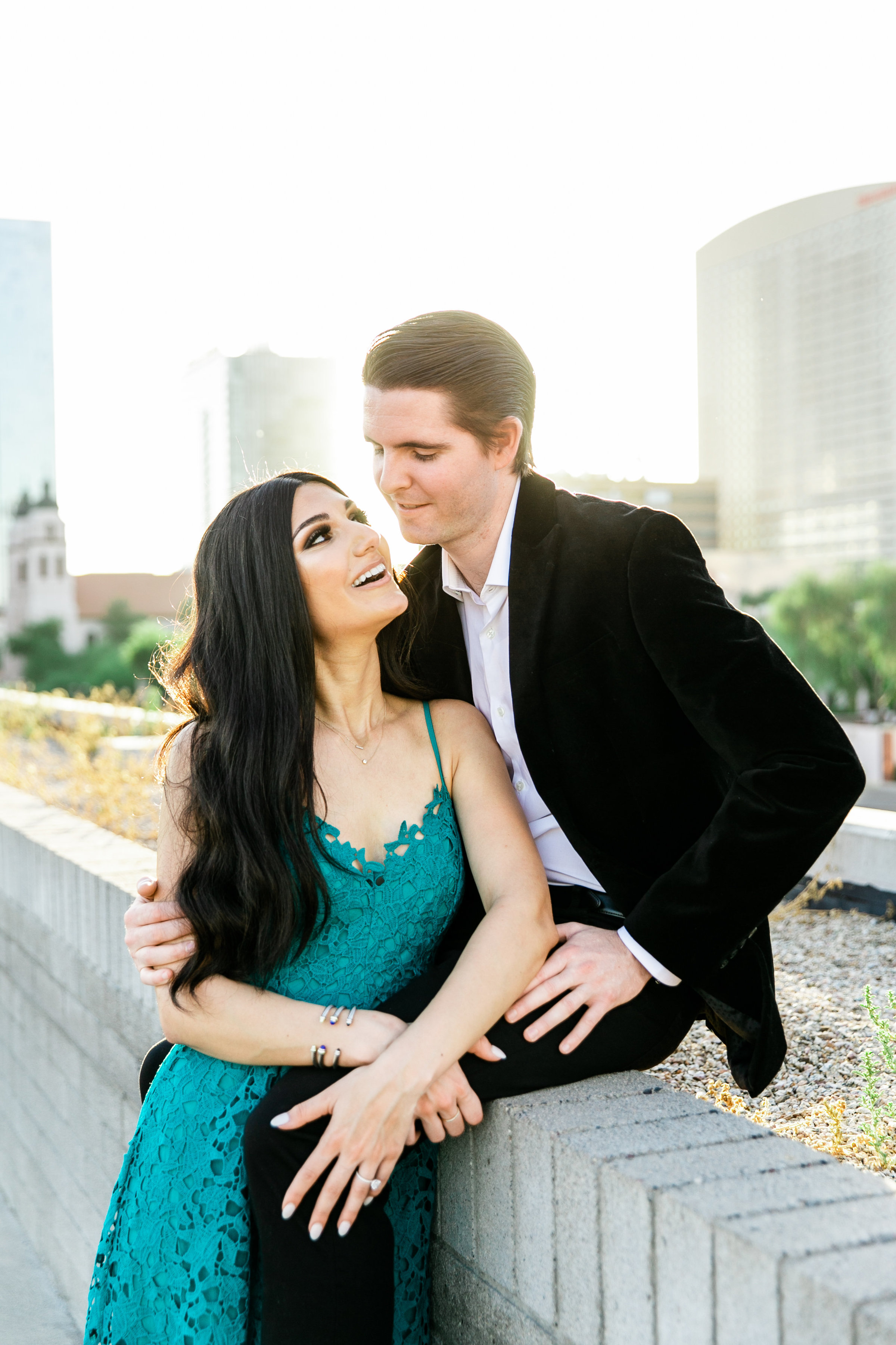 Karlie Colleen Photography - Arizona Engagement City Shoot - Kim & Tim-218