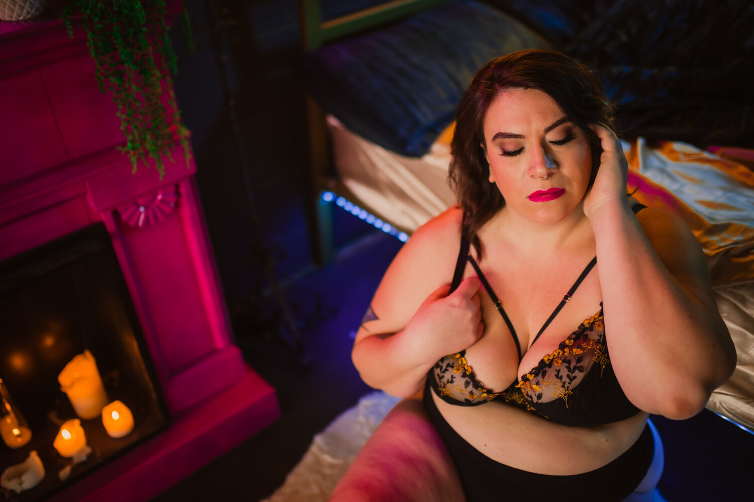 Plus Size Boudoir Session