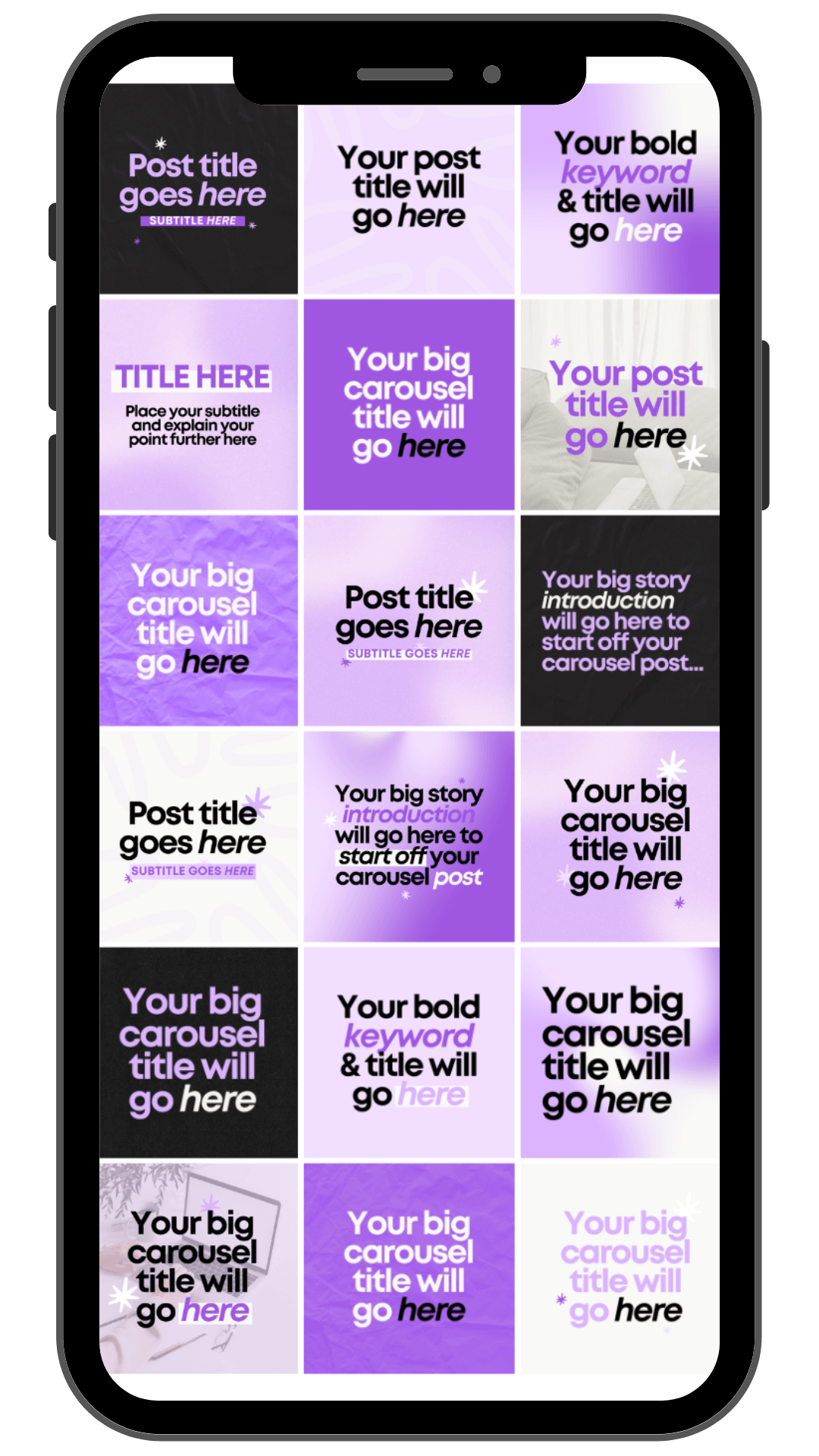 Instagram templates