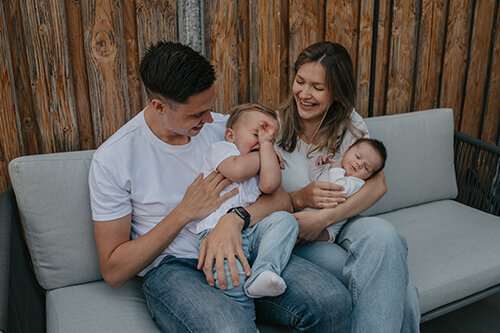 Gezin en newborn shoot Nique Fotografie