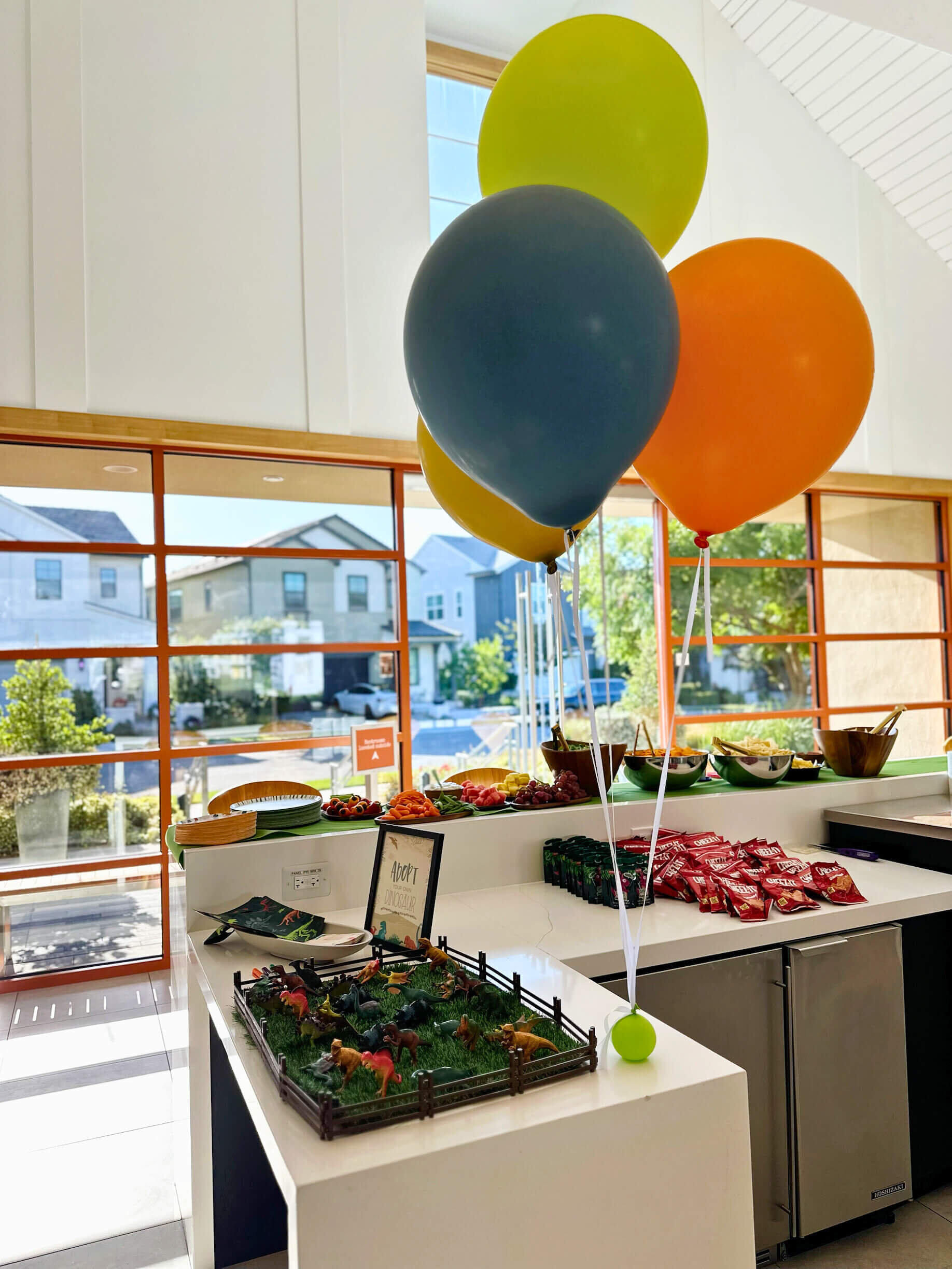 Dino themed birthday party