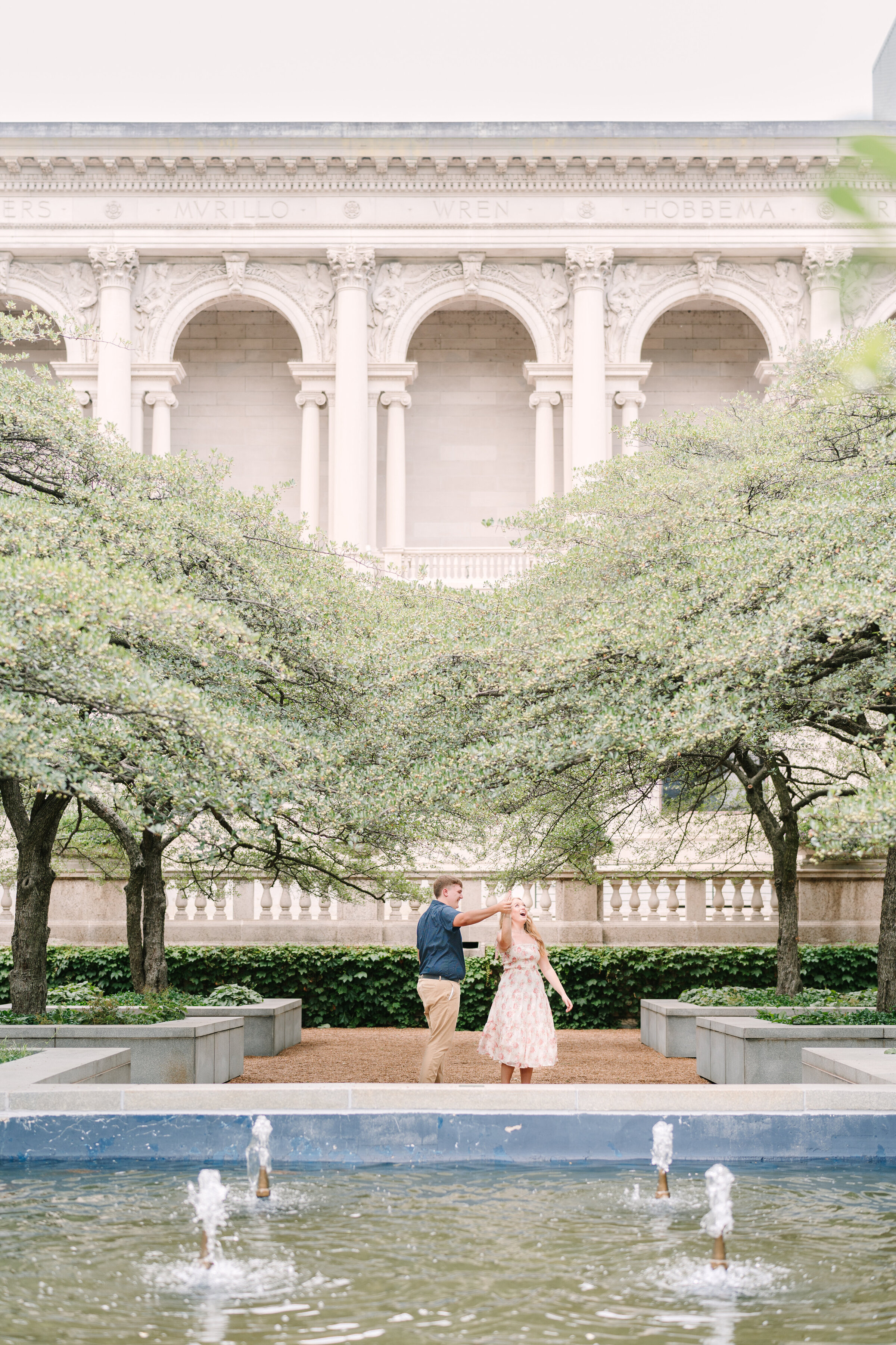 Art Institute South Garden Surprise Proposal by Ashlee Cole Photography - Conner and Kristen-00148