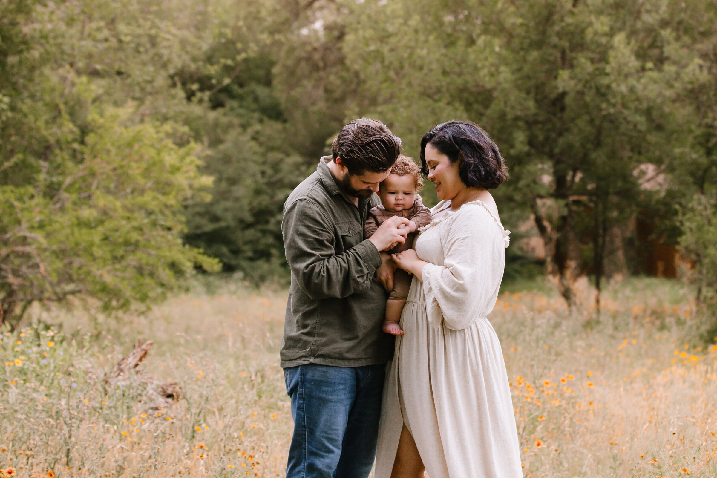 outdoors family portrait session