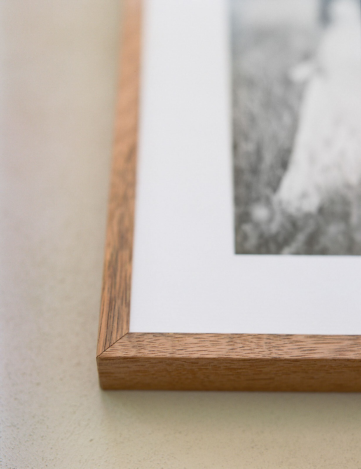 wooden corner of a frame of a baby photography Perth session