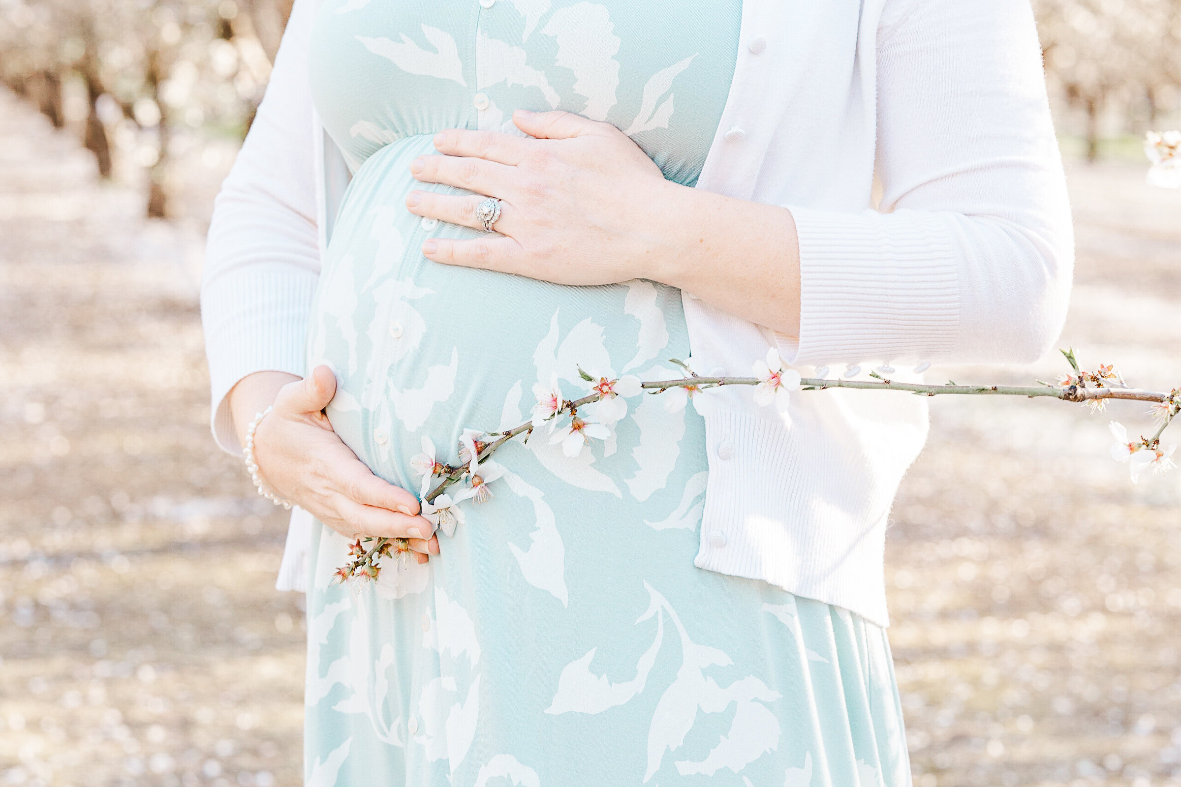 Maternity Session | Almond Blossoms | Chico-1