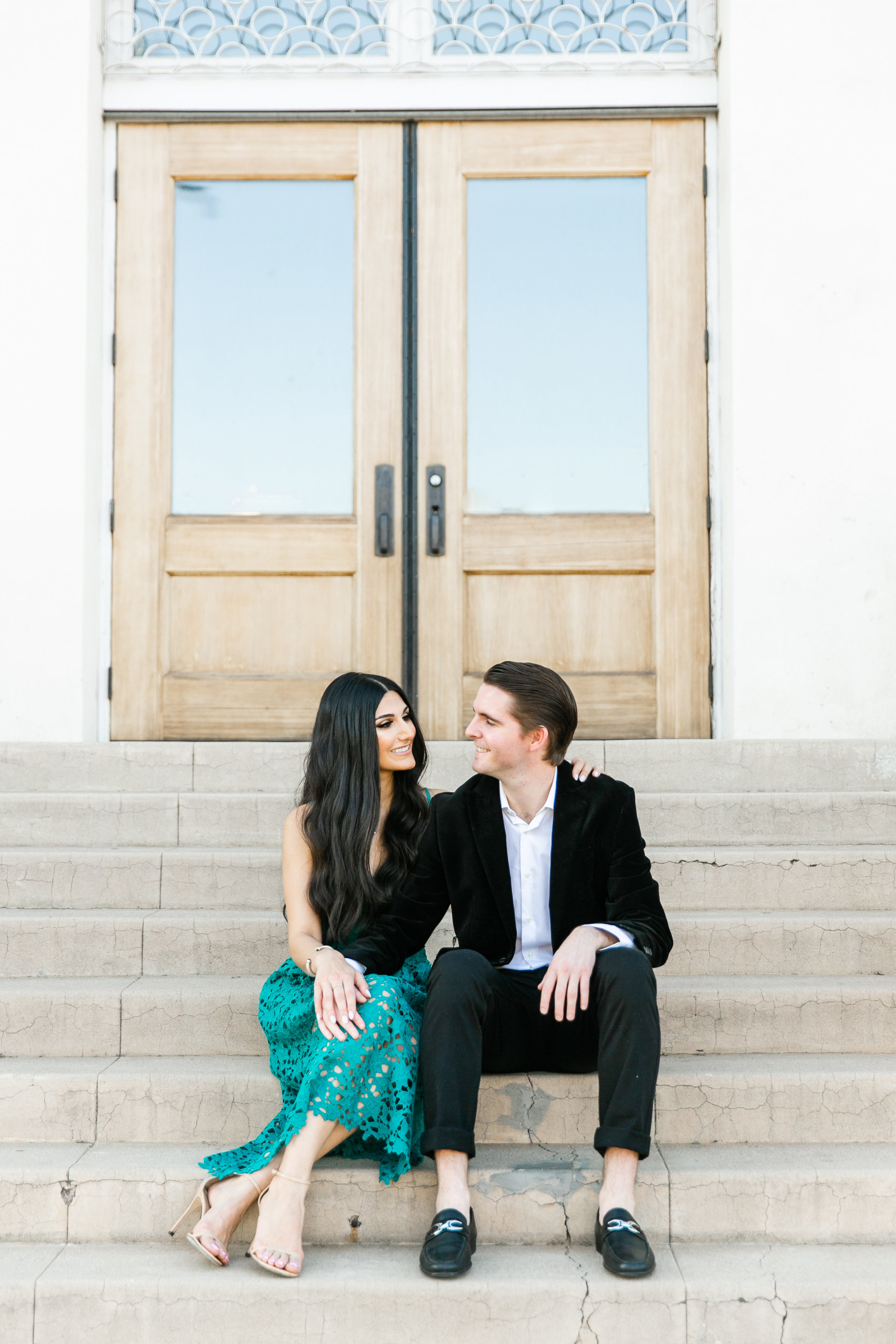 Karlie Colleen Photography - Arizona Engagement City Shoot - Kim & Tim-147