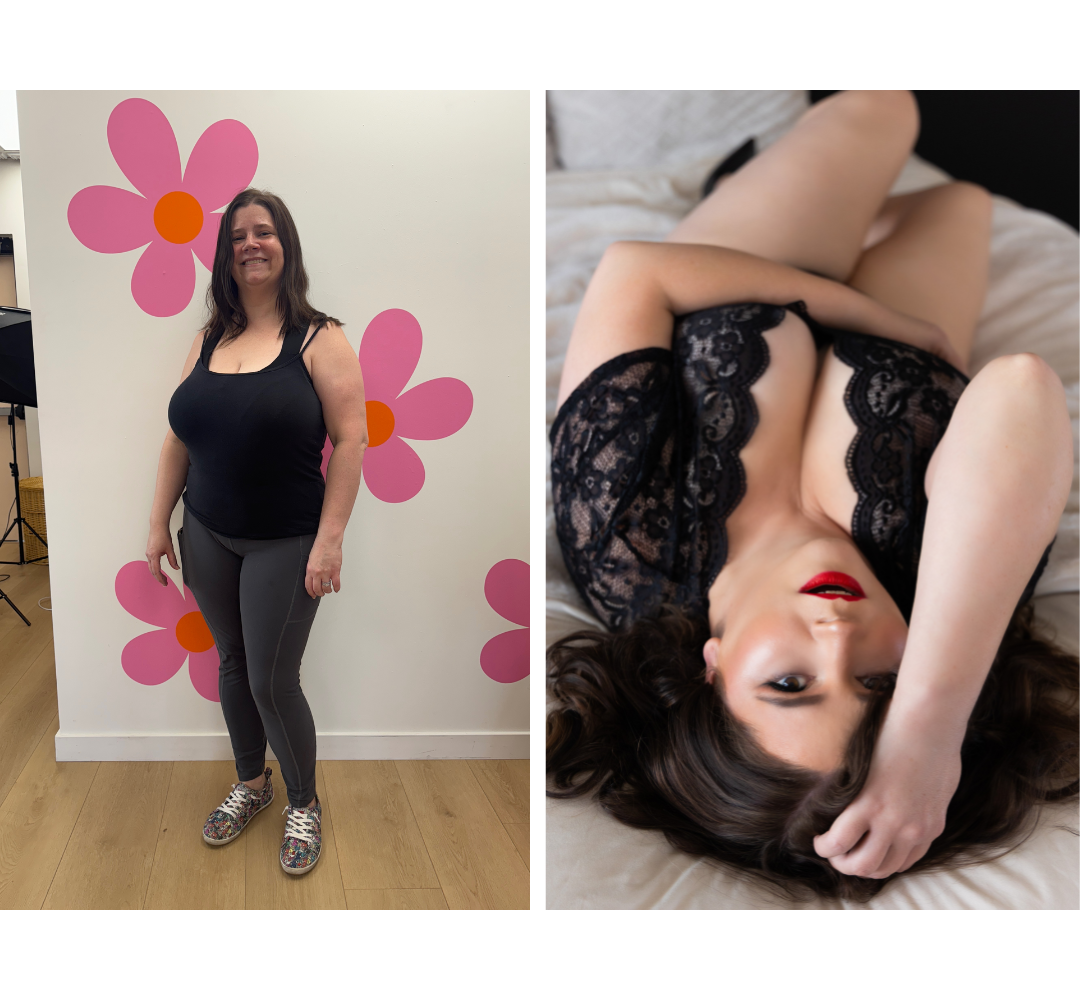 boudoir for plus size transformation