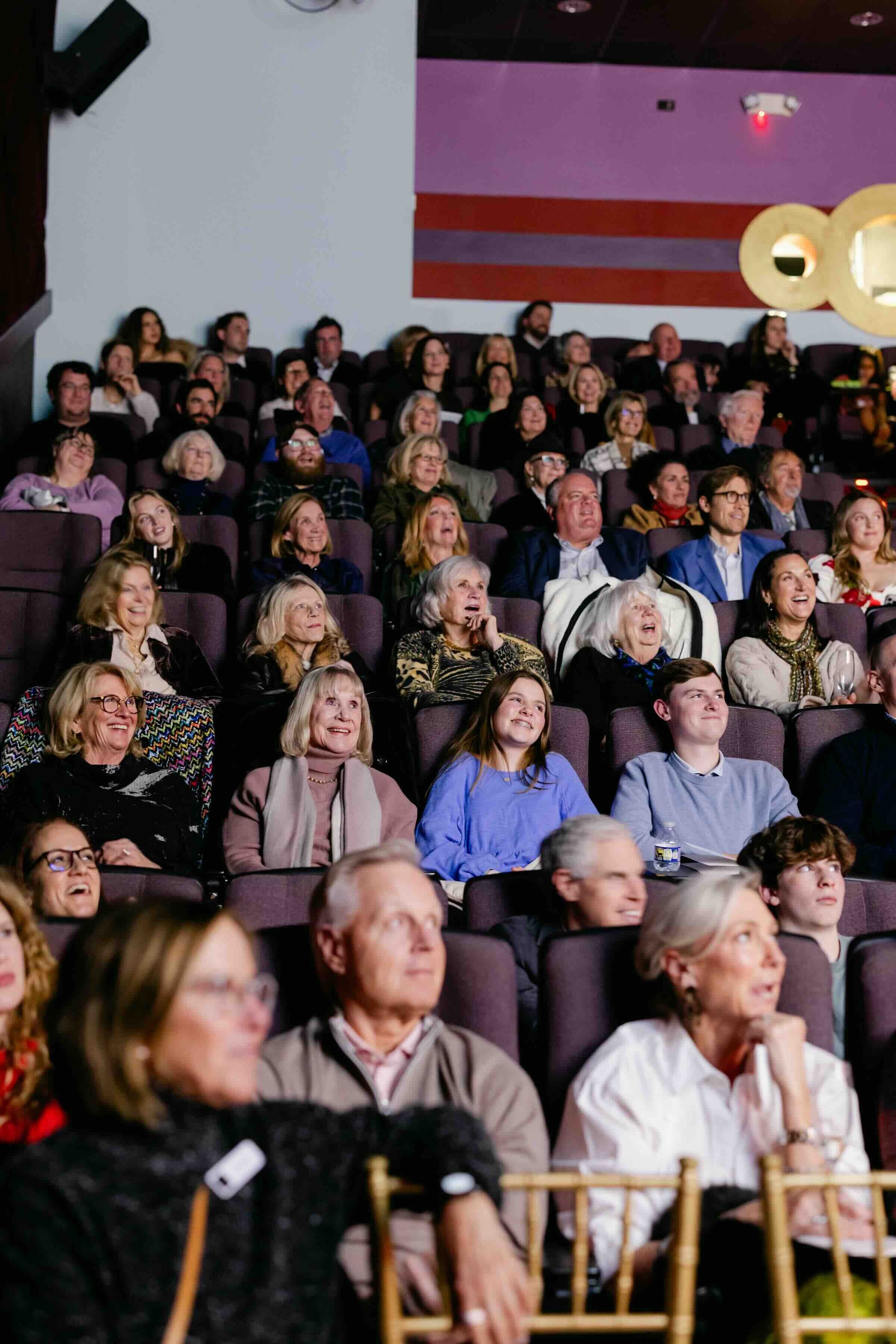 A full house at the Charleston Artists on Film premiere