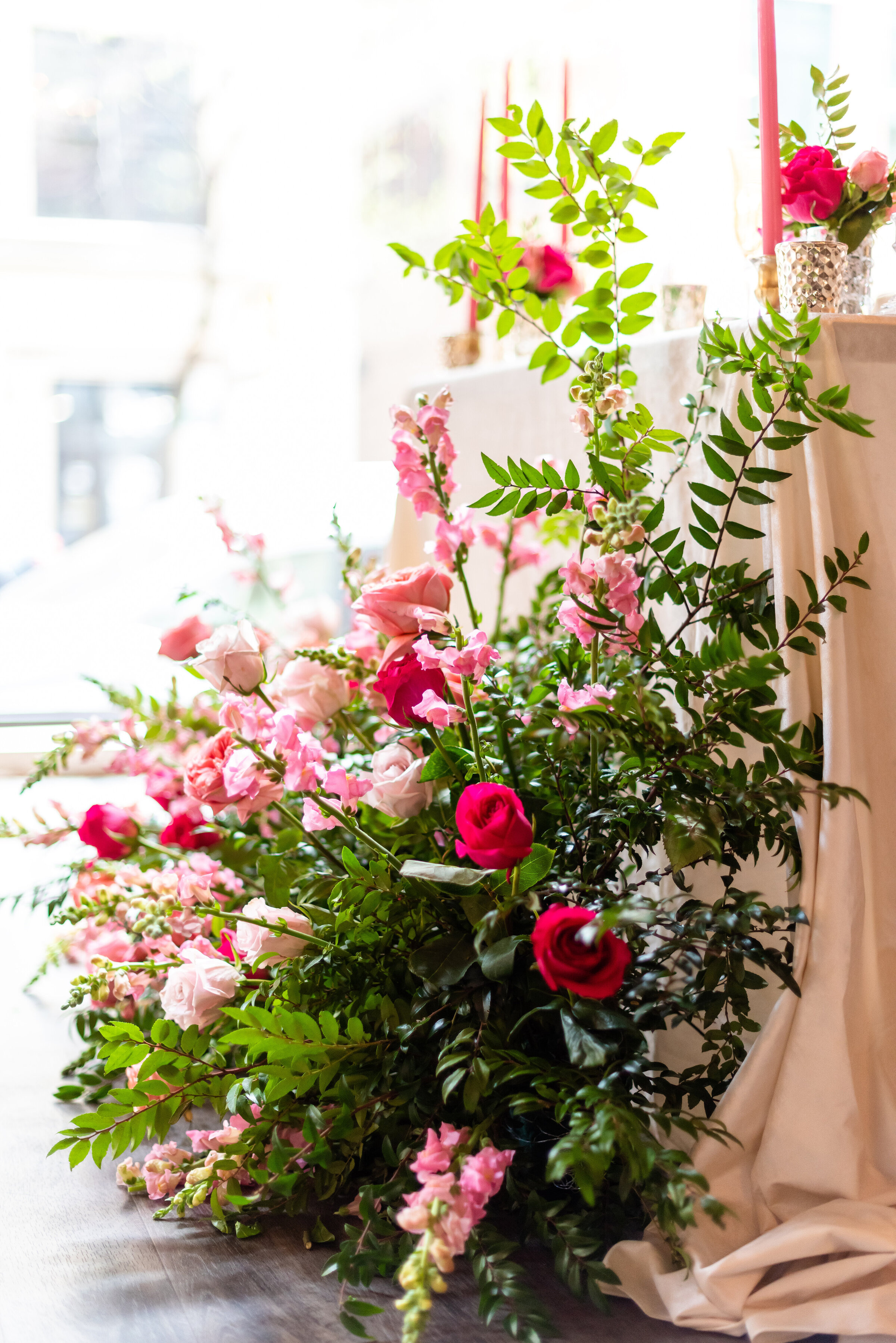 sweet heart table