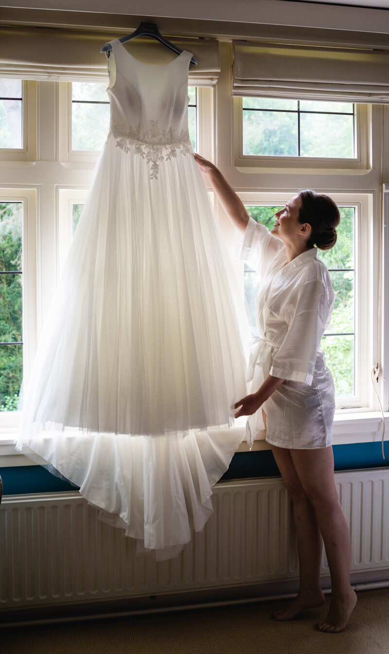 bruidsfotografie de jurk