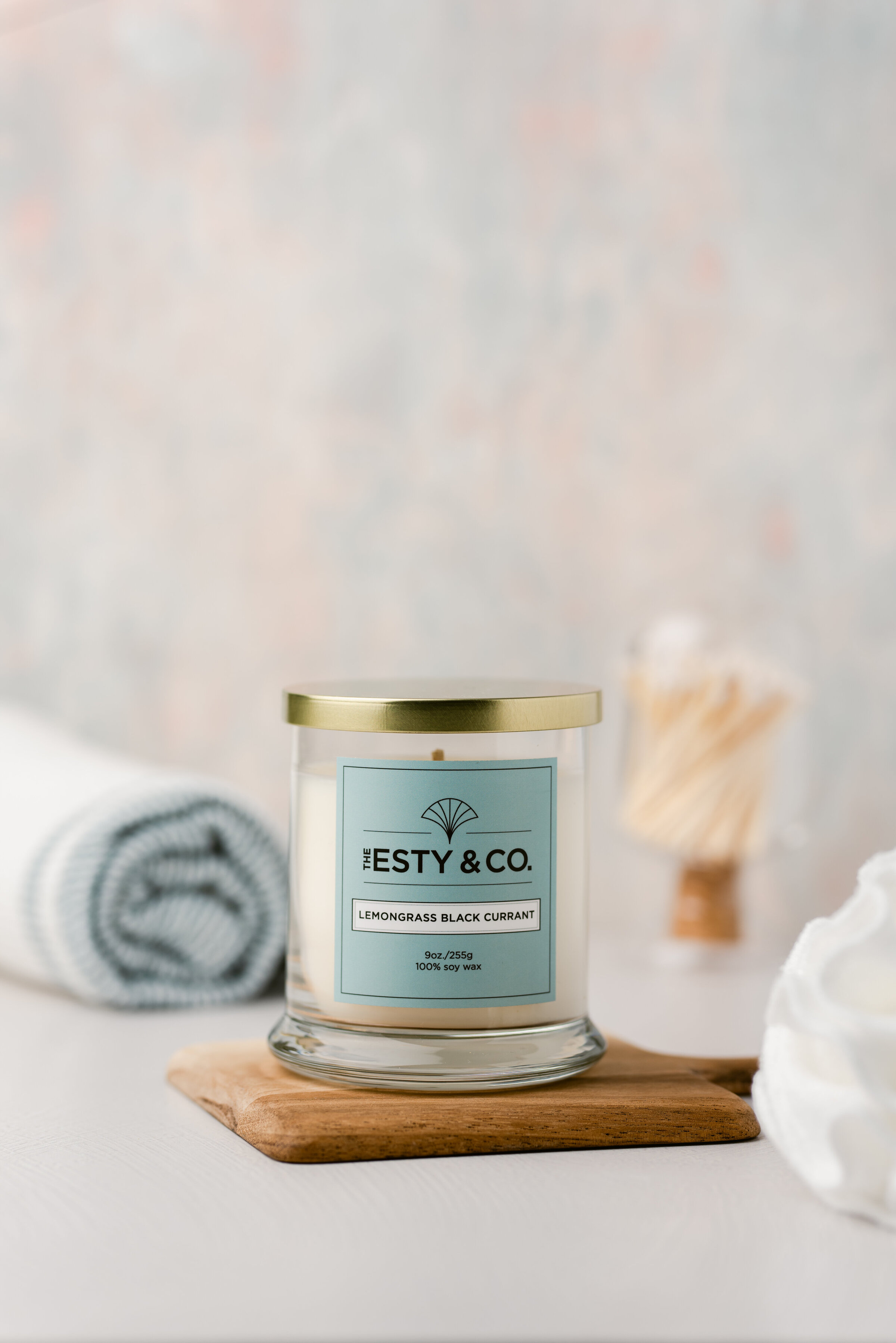 Candle product photography