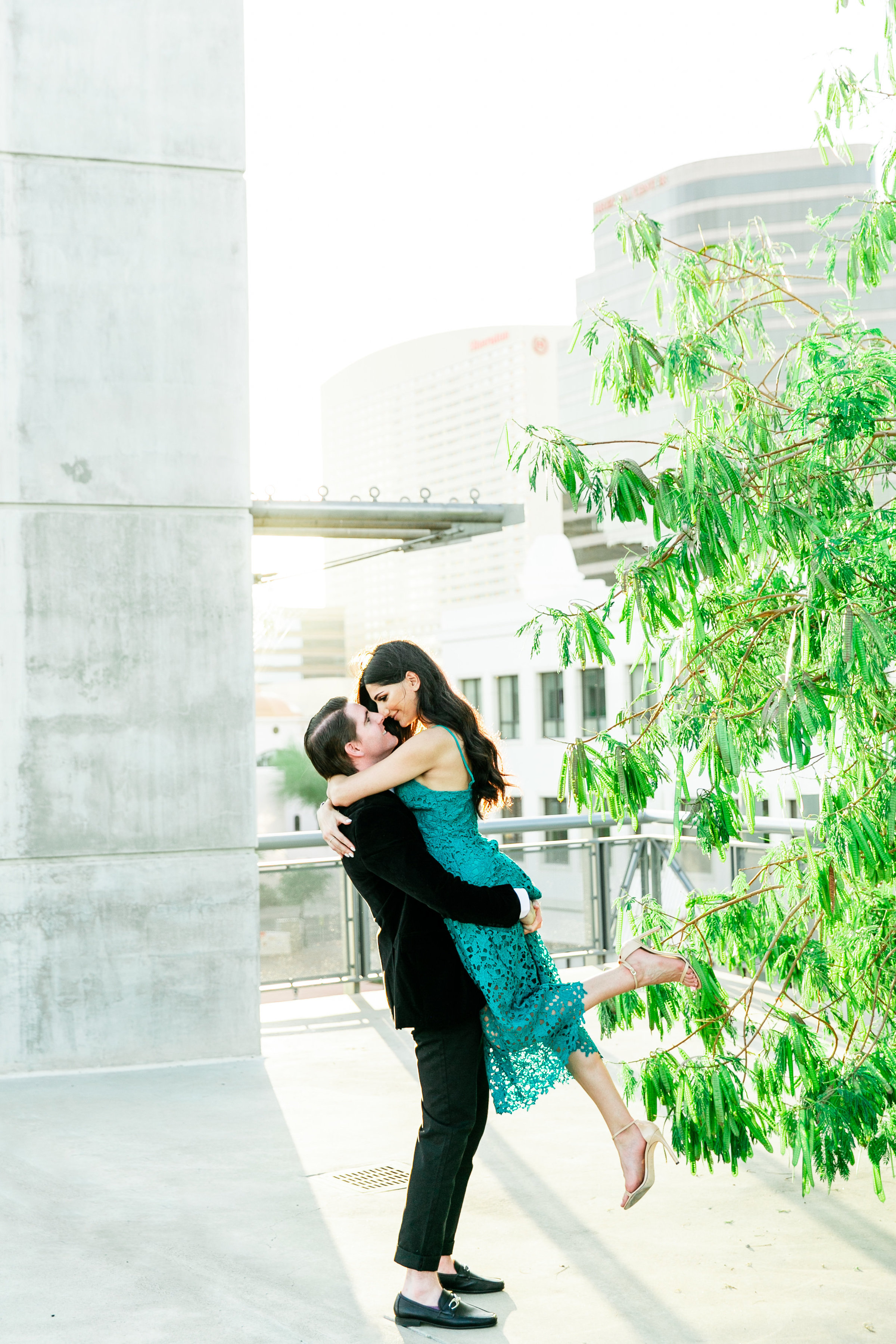 Karlie Colleen Photography - Arizona Engagement City Shoot - Kim & Tim-241