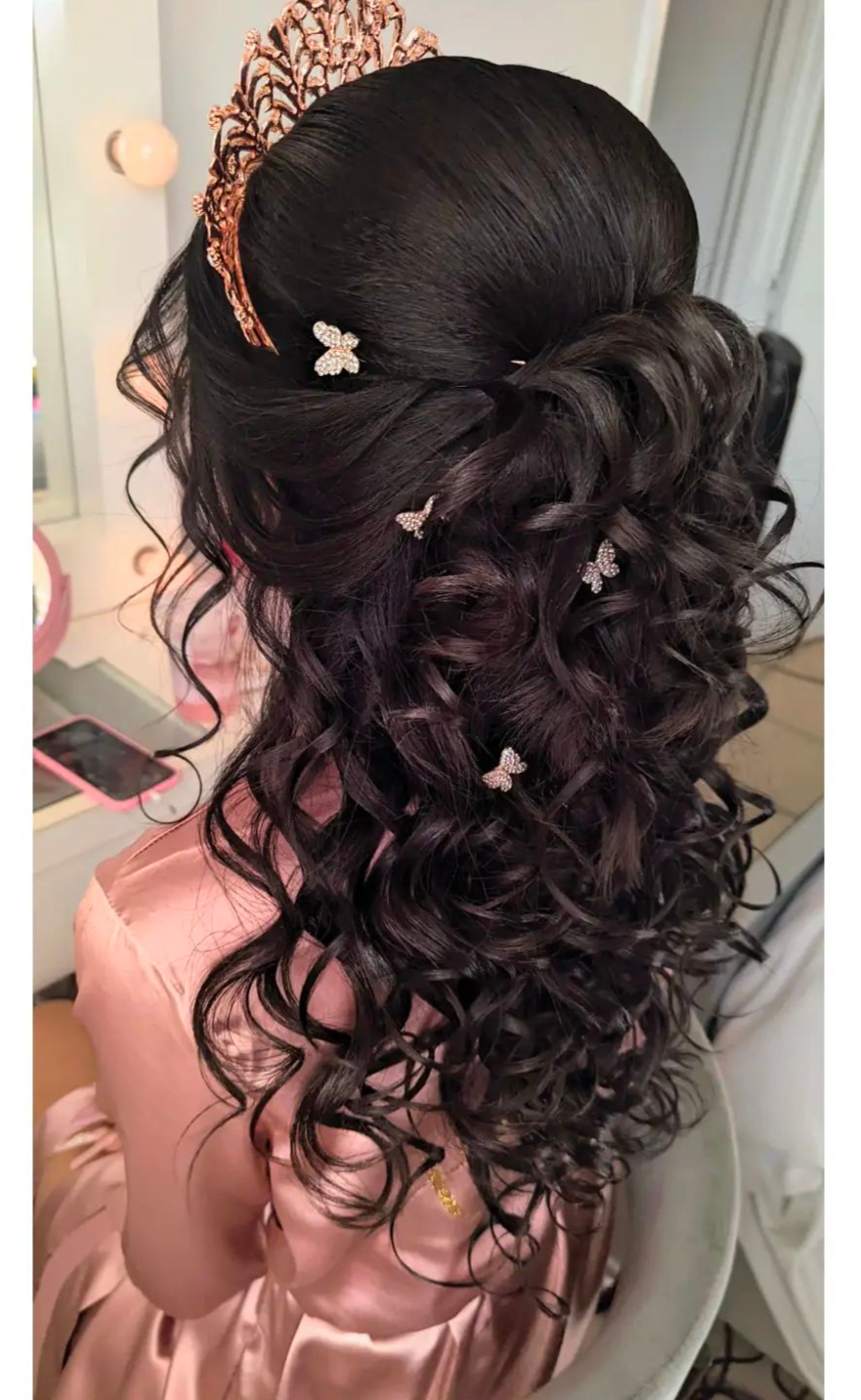 ABQQuinceanerahair#Albuquerquebridalhair#Albuquerqueweddinghair #NMbridalhairstylist #motherofthebride #bridalhairinspiration (2)