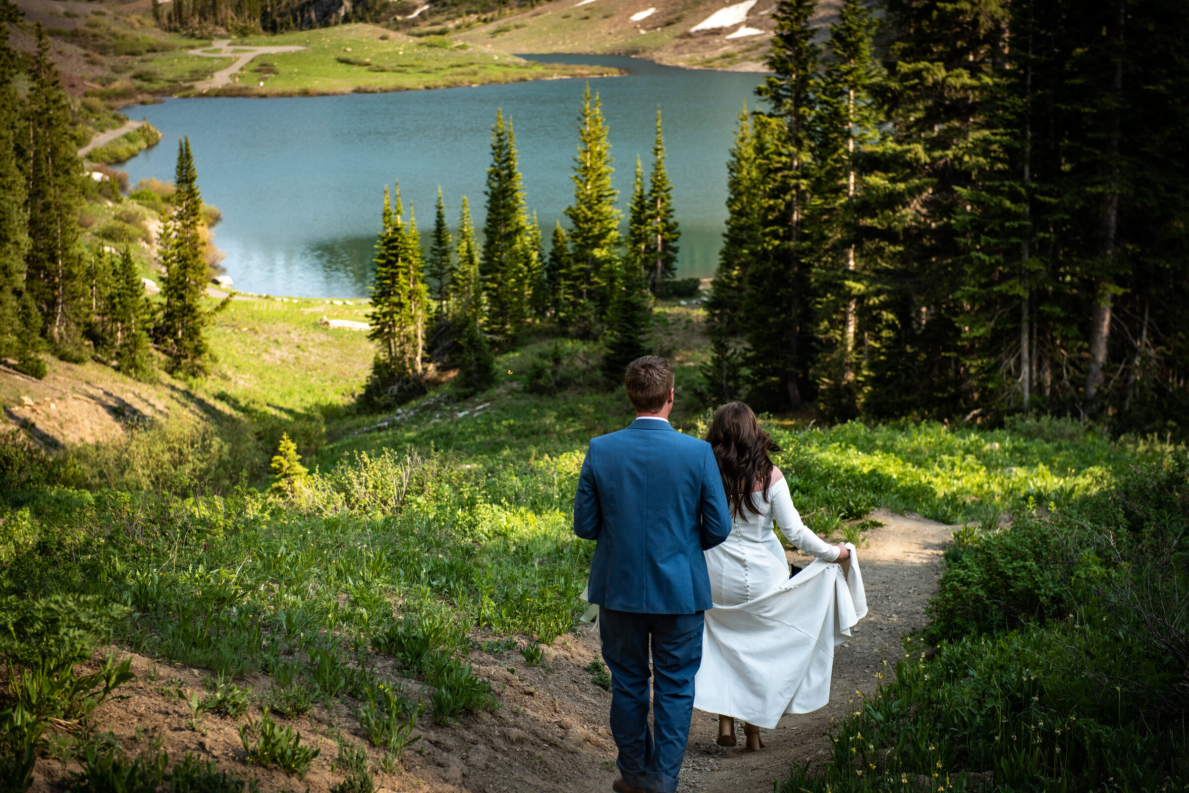 Crested Butte Emerald Lake elopement