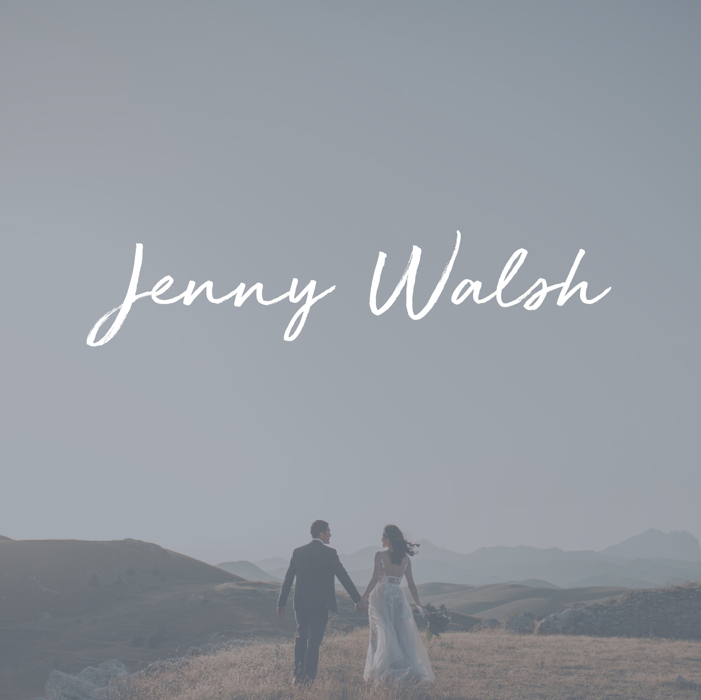 Sophisticated yet earthy logo for Jenny Walsh Photography