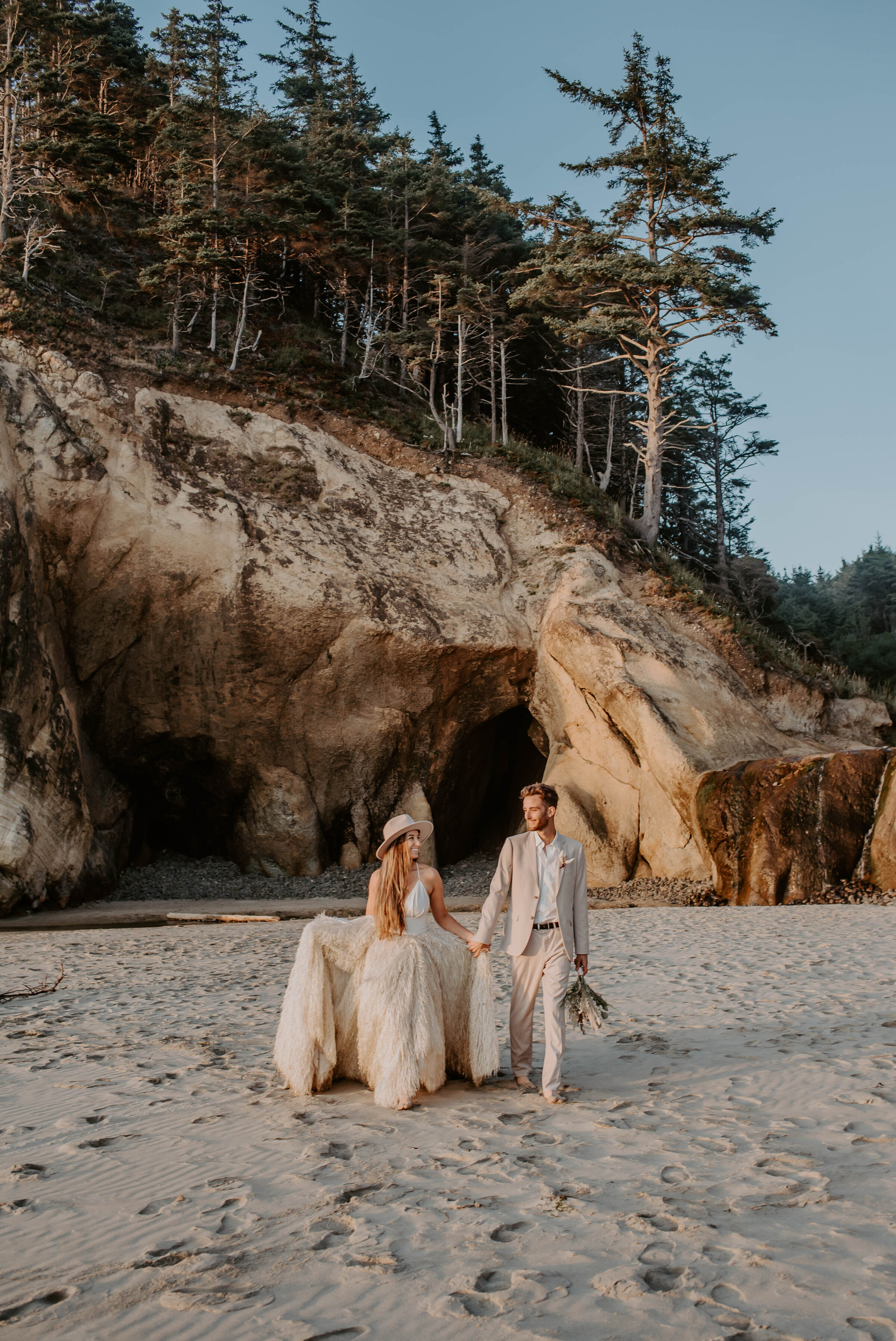 Charlotte NC Elopement Wedding Photographer Photojournalism Editorial Documentary Candid Photography Asheville Boone Raleigh Winston Salem Greensboro Portland Oregon OR Huge Point Cannon Beach Elopement
