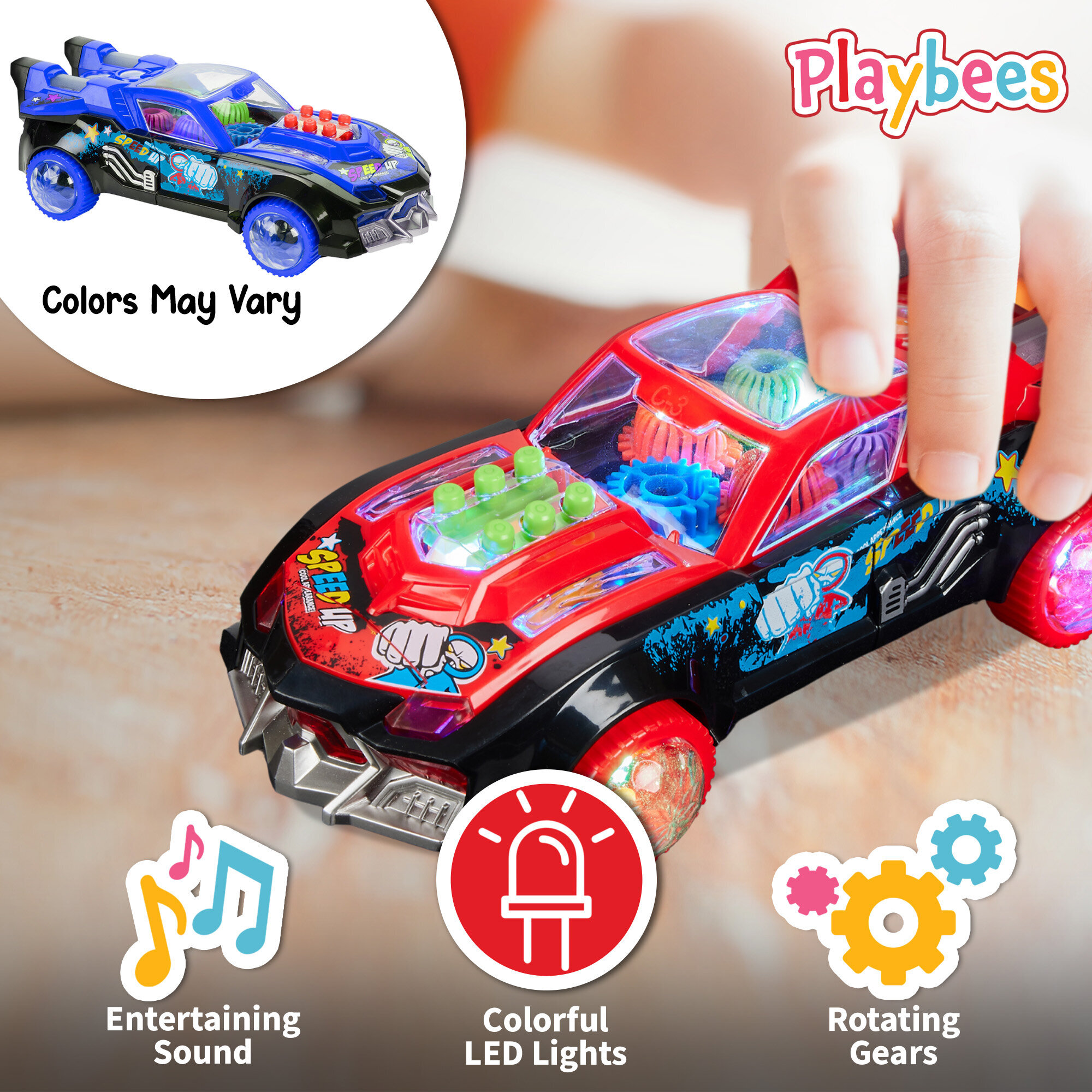 5-Playbees_Transparent_Gear_Racecar