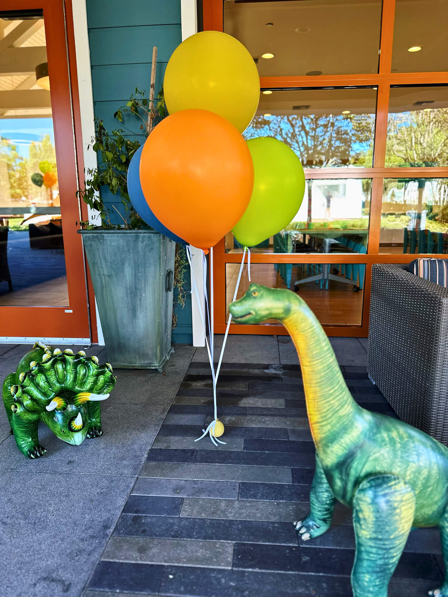Dino themed birthday party