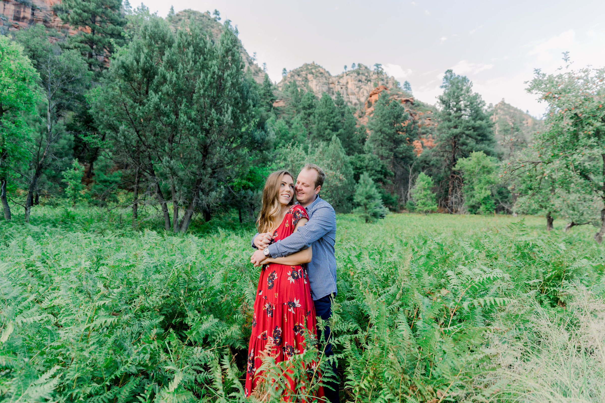 Karlie Colleen Photography - Sarah & Bradley - Sedona Arizona Engagement -21
