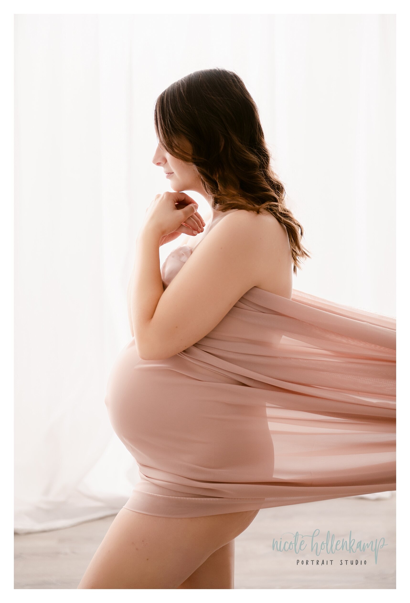 Maternity Sessions in Studio Princeton MN