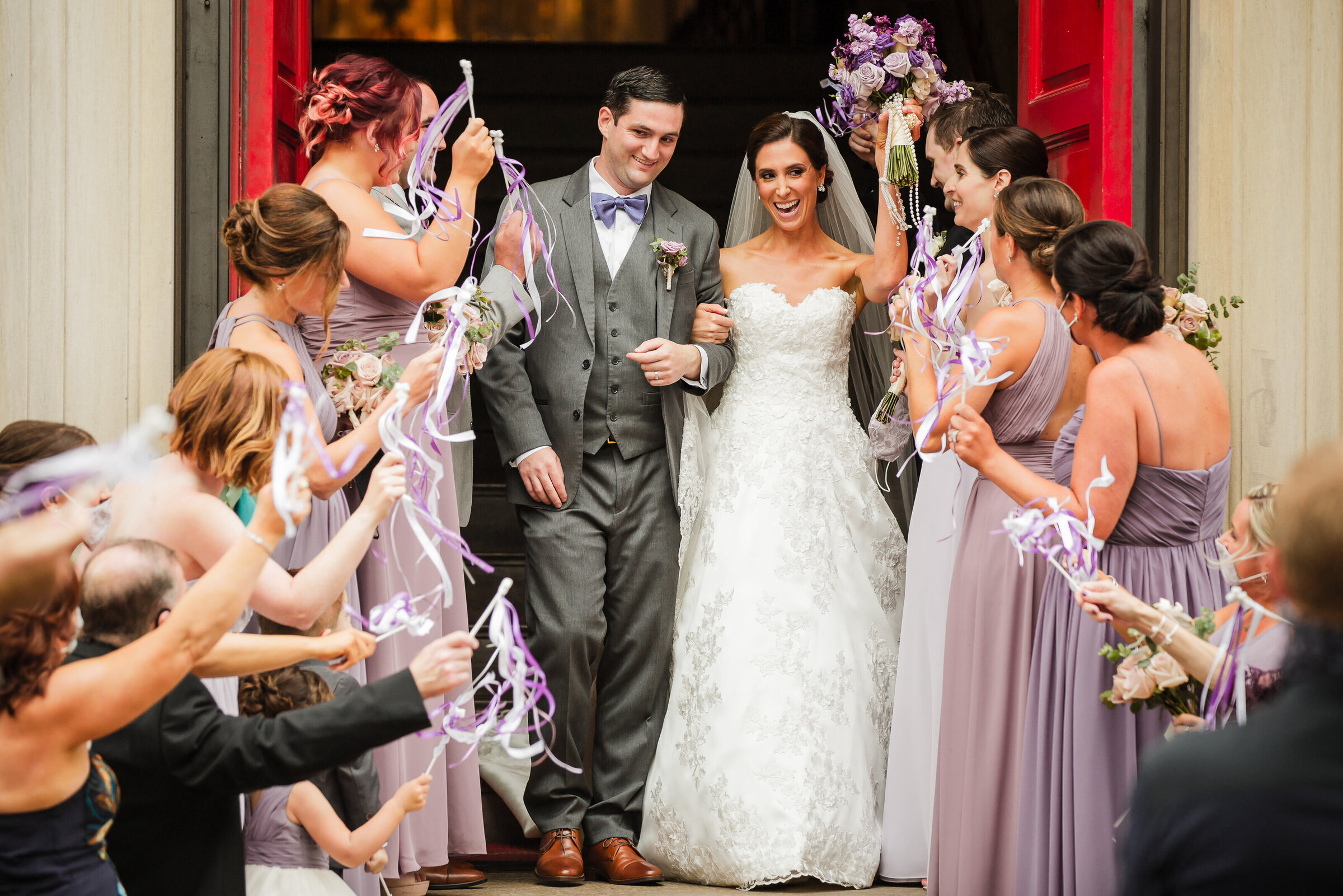 saint-augustine-church-wedding-ceremony-exit-ribbons