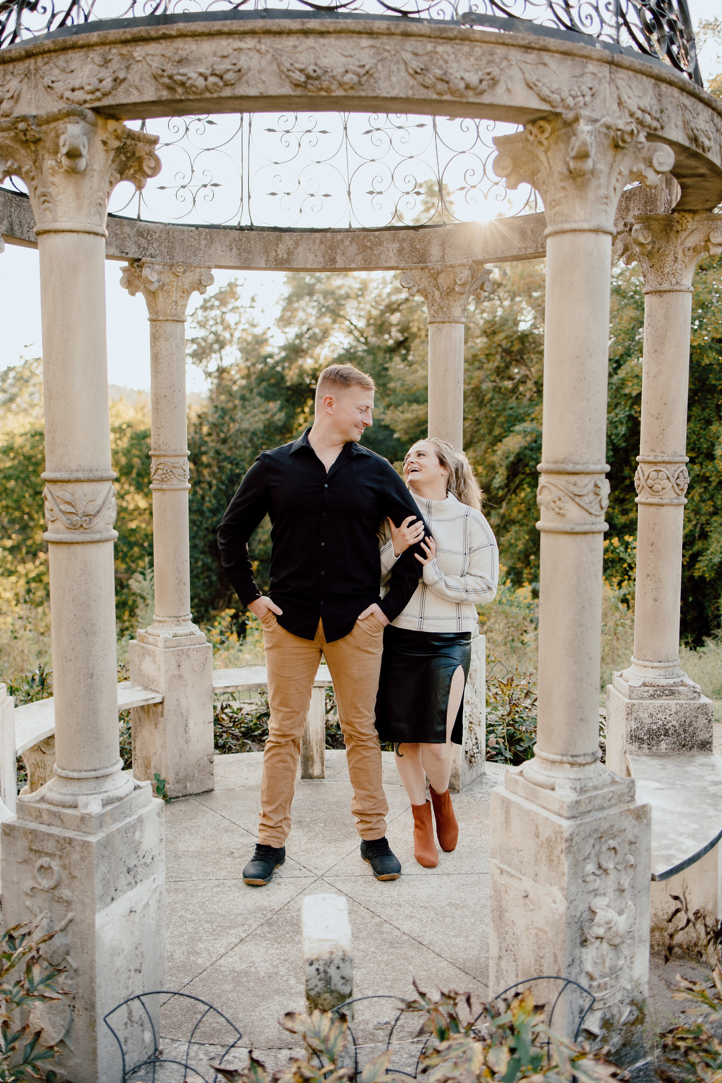 Maymont Park Engagement Photoshoot