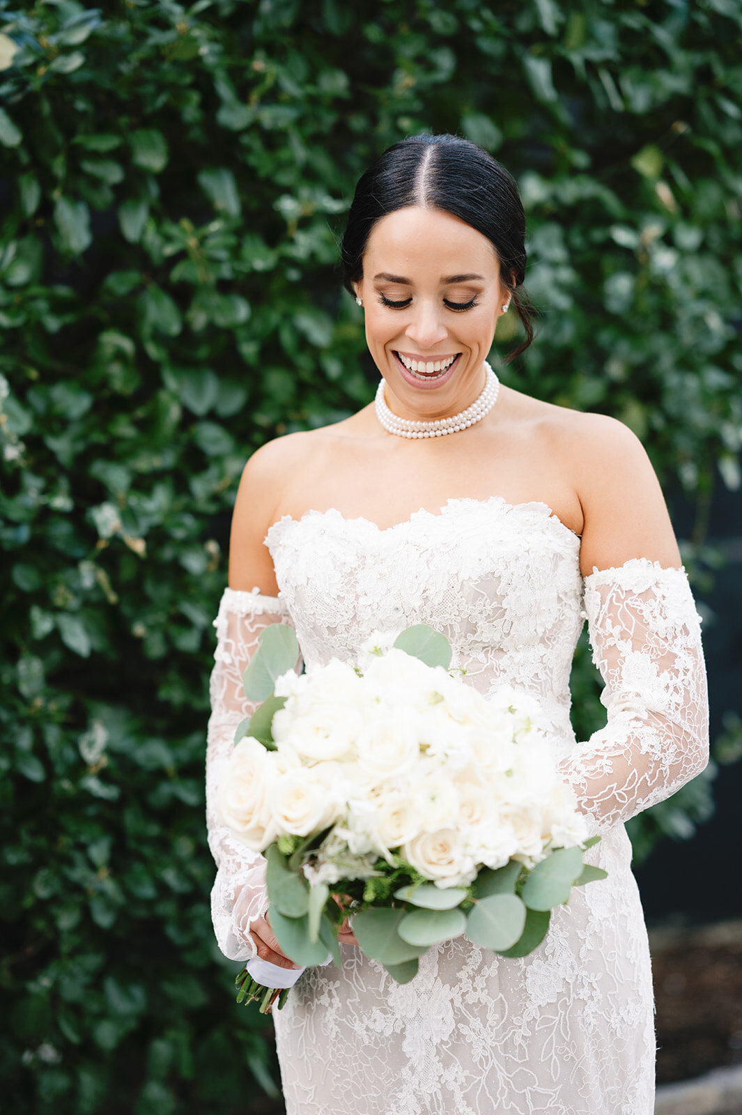 bridal portrait at wedding at the opus in westchester ny by Hudson valley wedding photographer julai rebecca photography