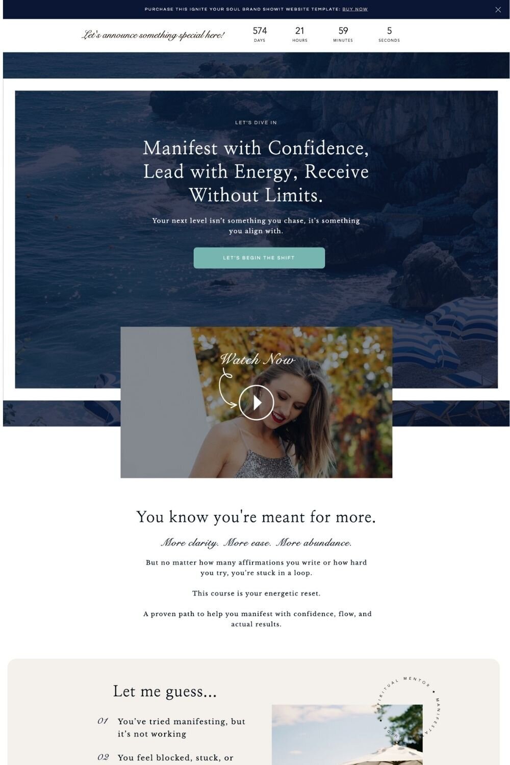 Celine Bleu Sales Page View