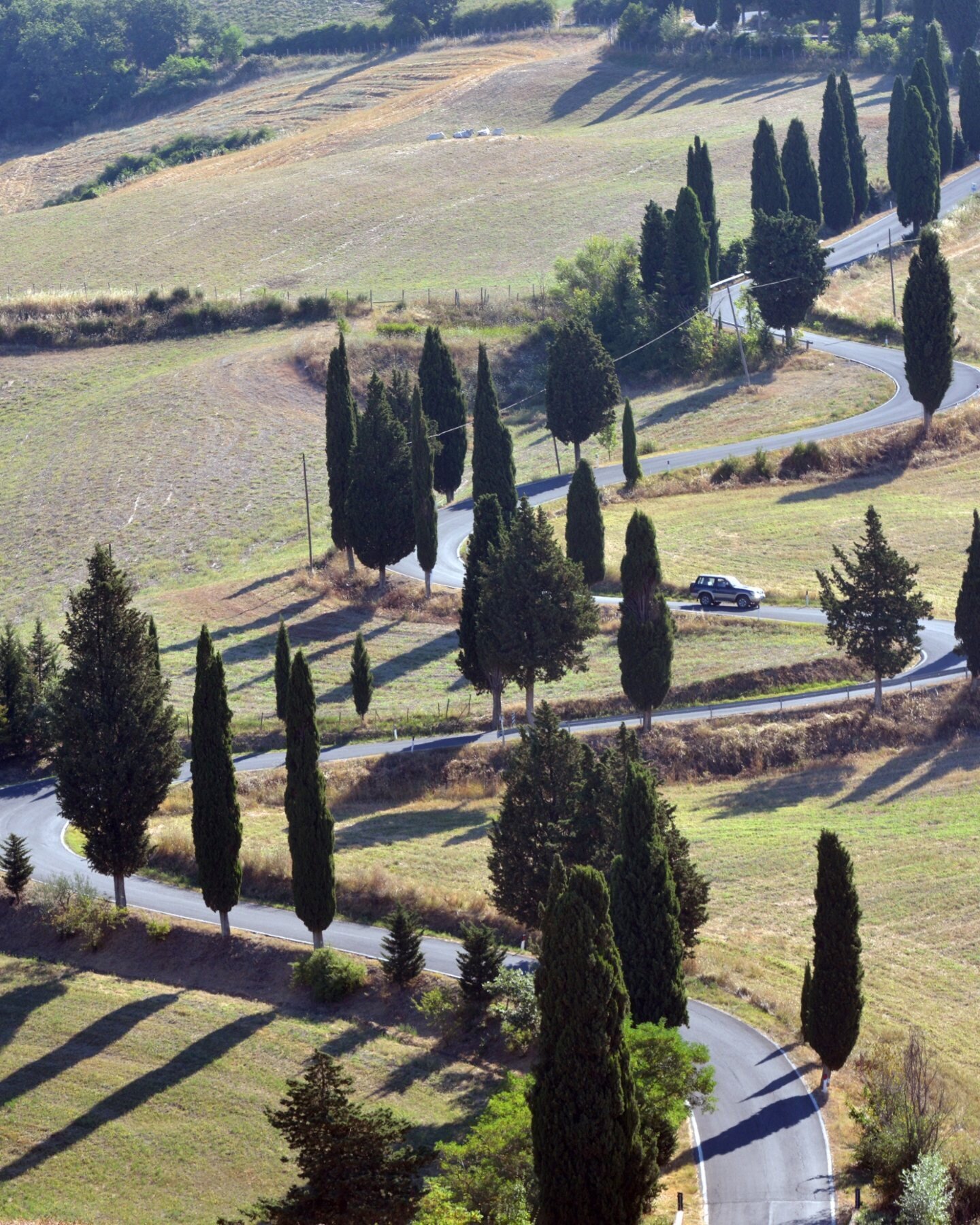 Windy road in Tuscany