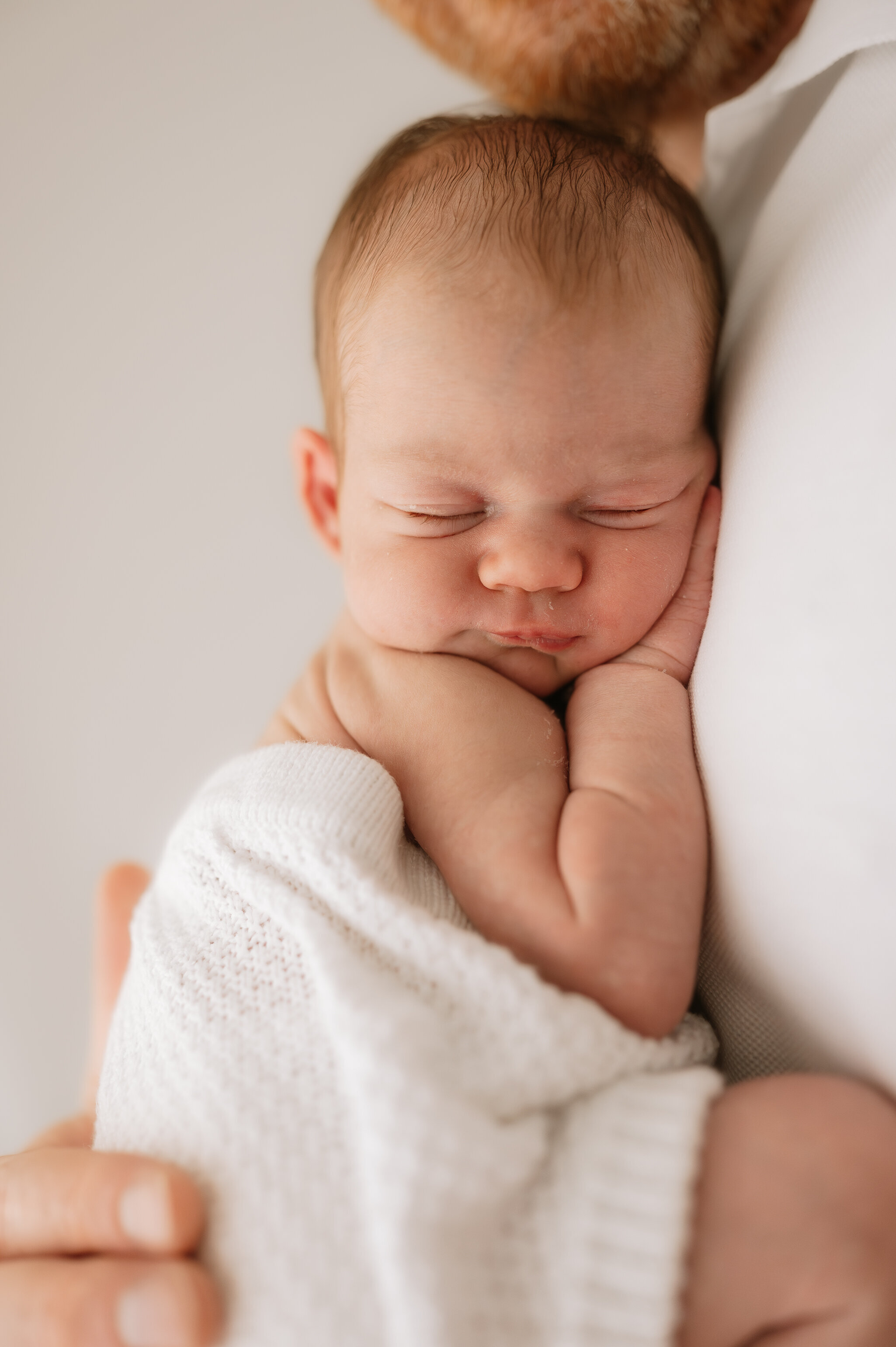 newborn girl, big brother and family at their newborn photography shoot in york, north yorkshire-100