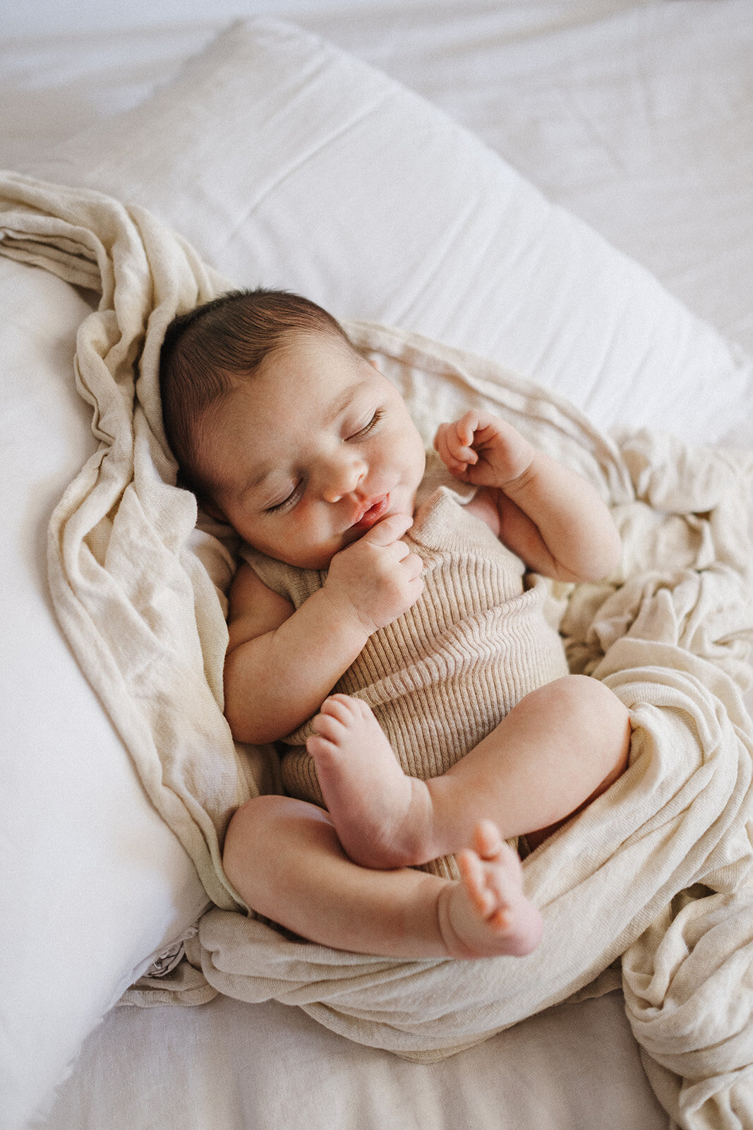 In-home newborn photos portraits