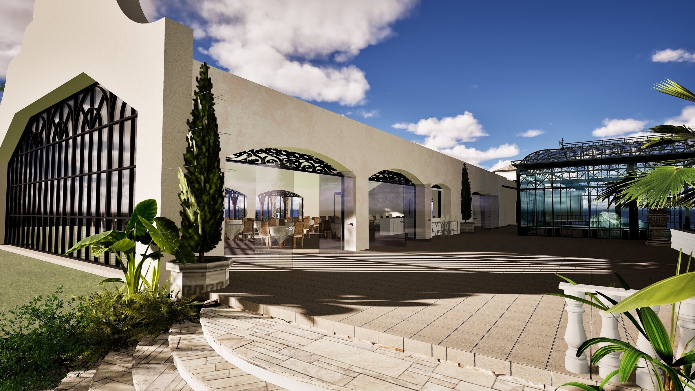 Luxury wedding venues overlooking river