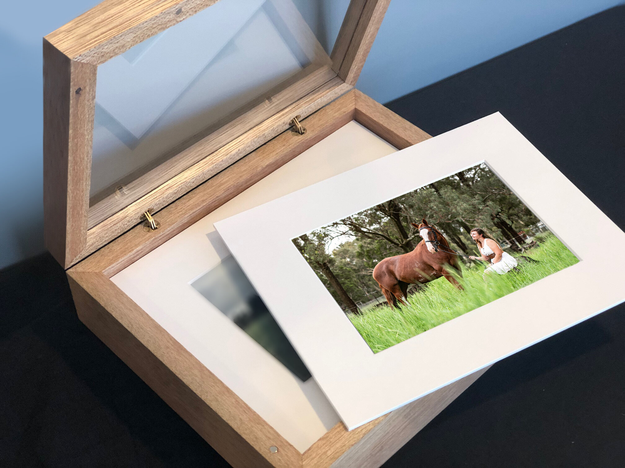 Wooden Folio Box 15 Art Mounts - MOCK-UP (1)