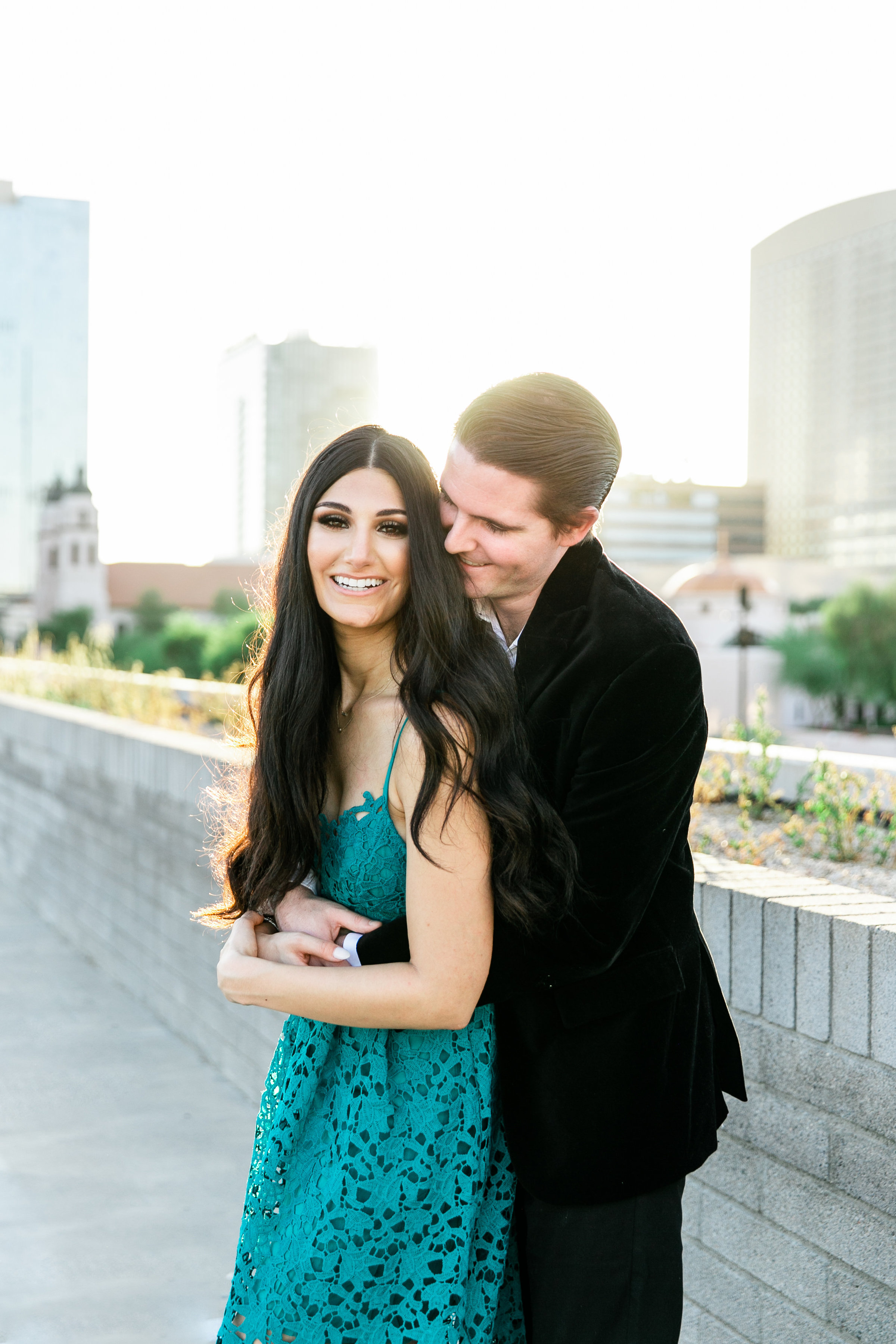 Karlie Colleen Photography - Arizona Engagement City Shoot - Kim & Tim-238