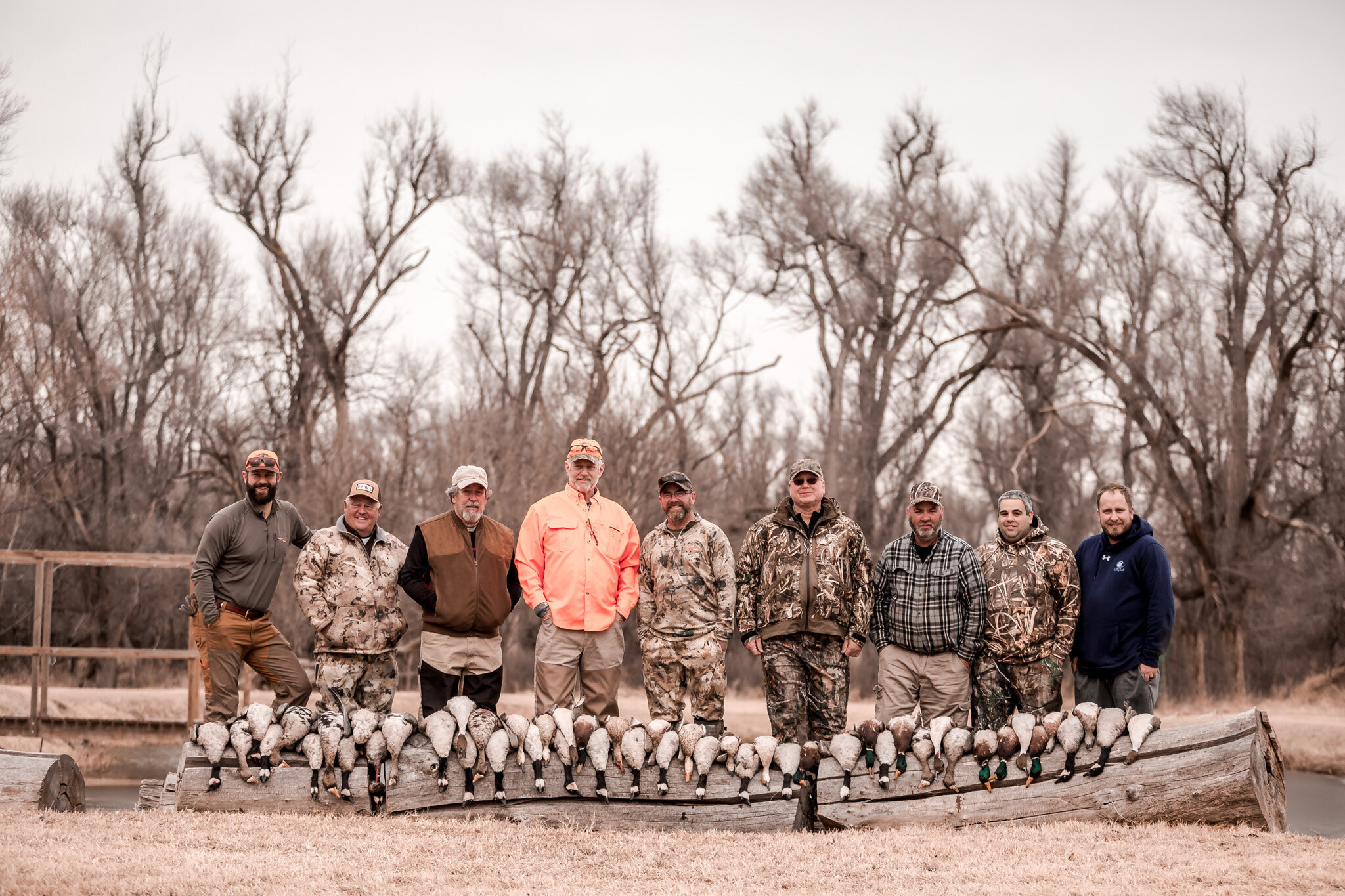 Kansas Duck Hunting Guides Fowl Plains