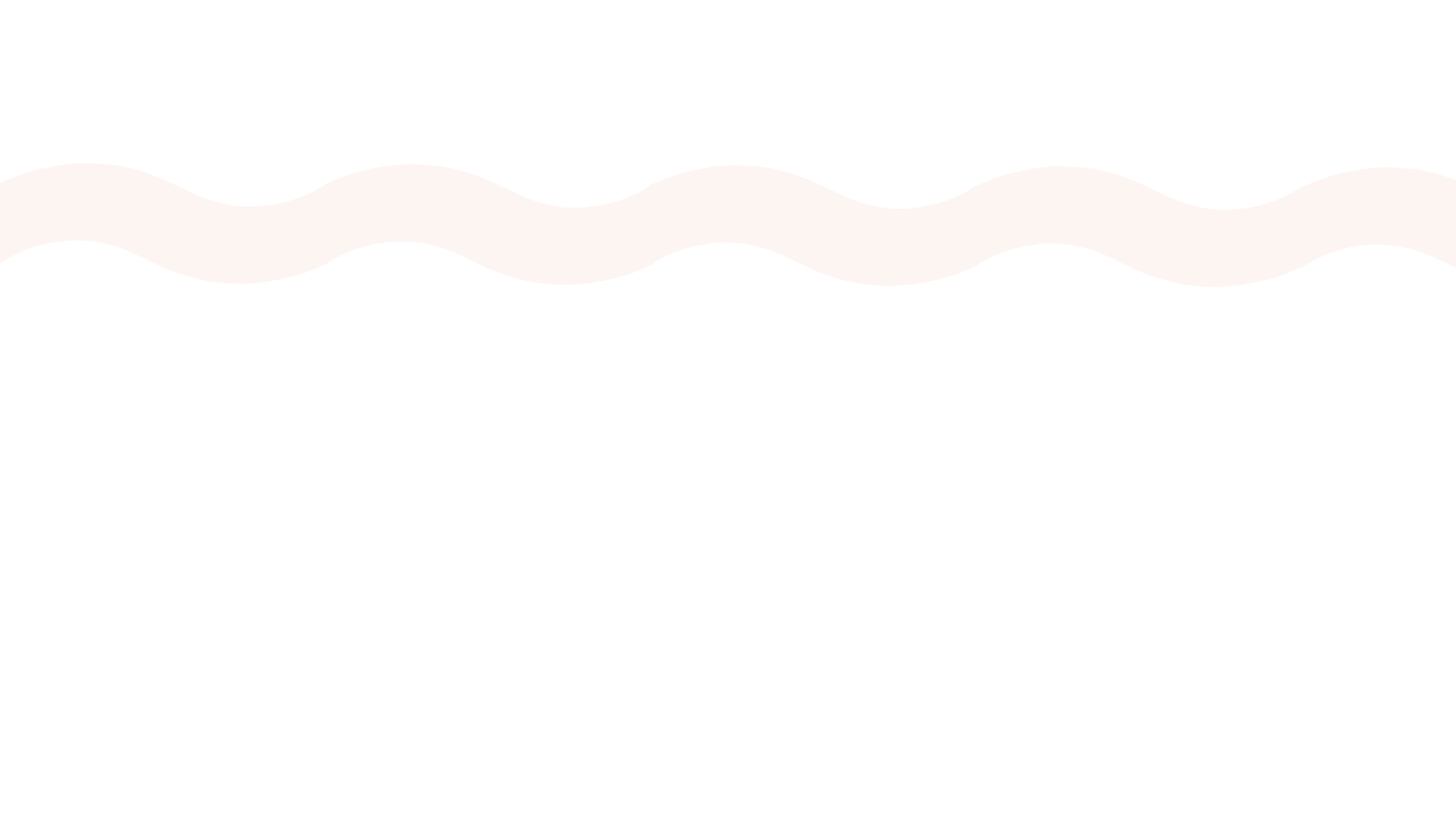Minimal cream wavy line icon divider used in health and wellness website design for moms