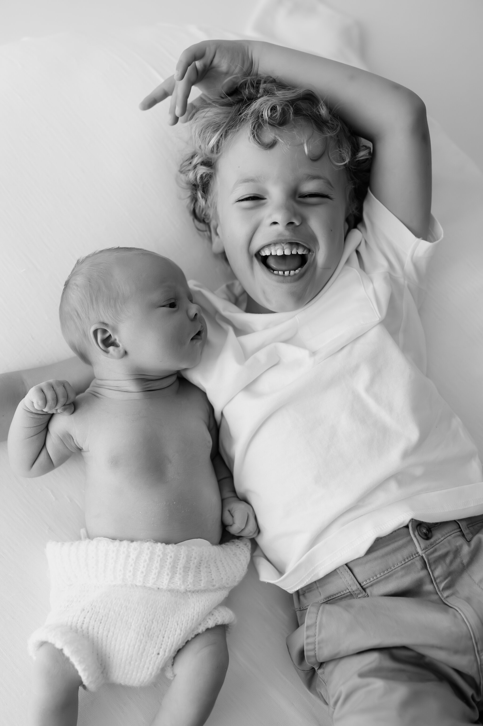 newborn girl, big brother and family at their newborn photography shoot in york, north yorkshire-54