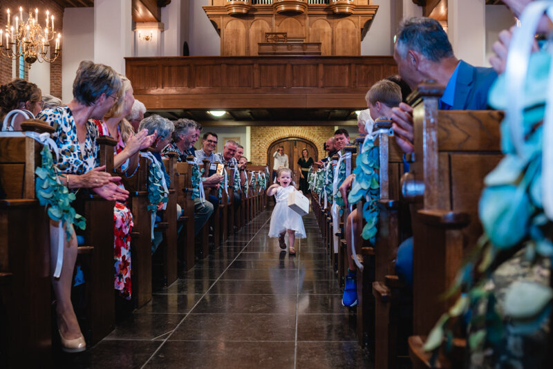bruidsfotografie kerkdienst