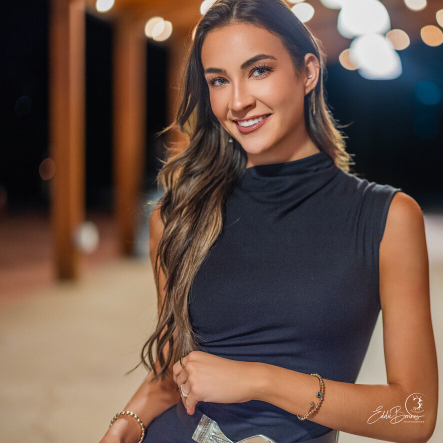 Luxury portrait of a young woman in elegant evening attire captured by Tytanium3 Photography in Greenville SC