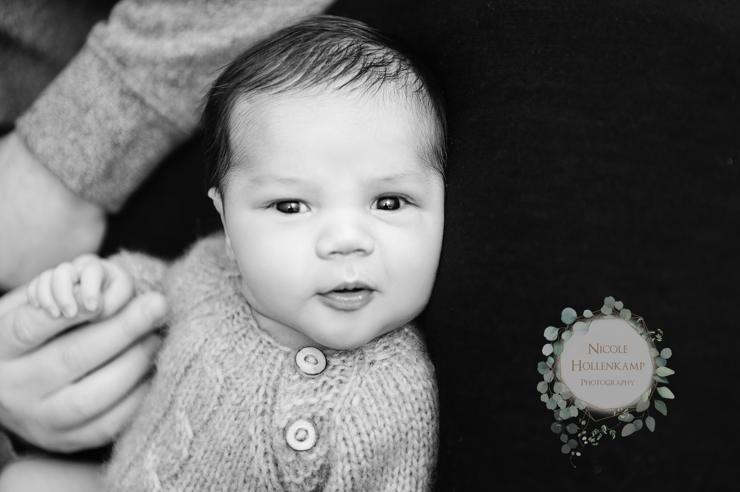 Black and white newborn boy portrait session, babies, baby boy, tiny human