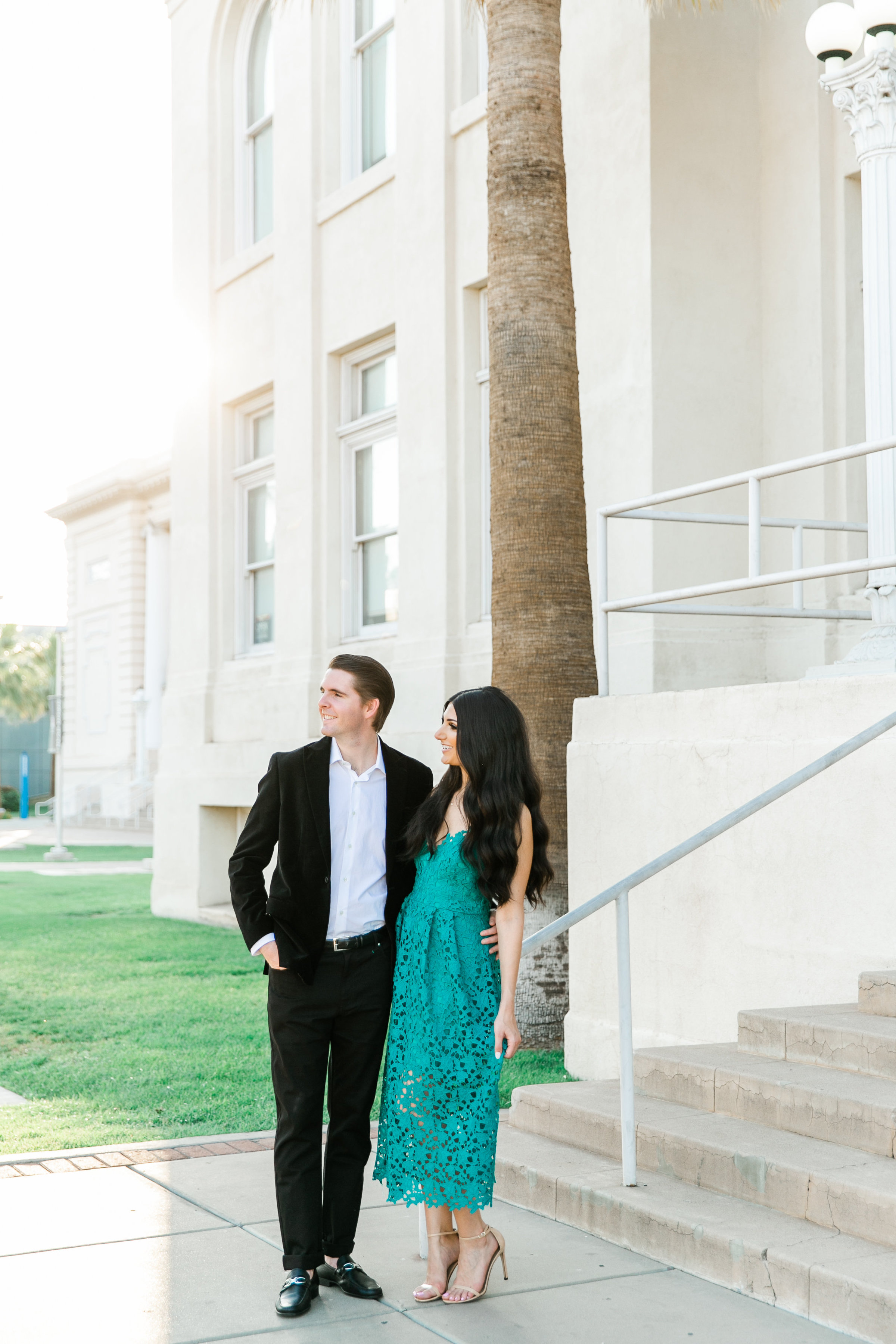 Karlie Colleen Photography - Arizona Engagement City Shoot - Kim & Tim-130