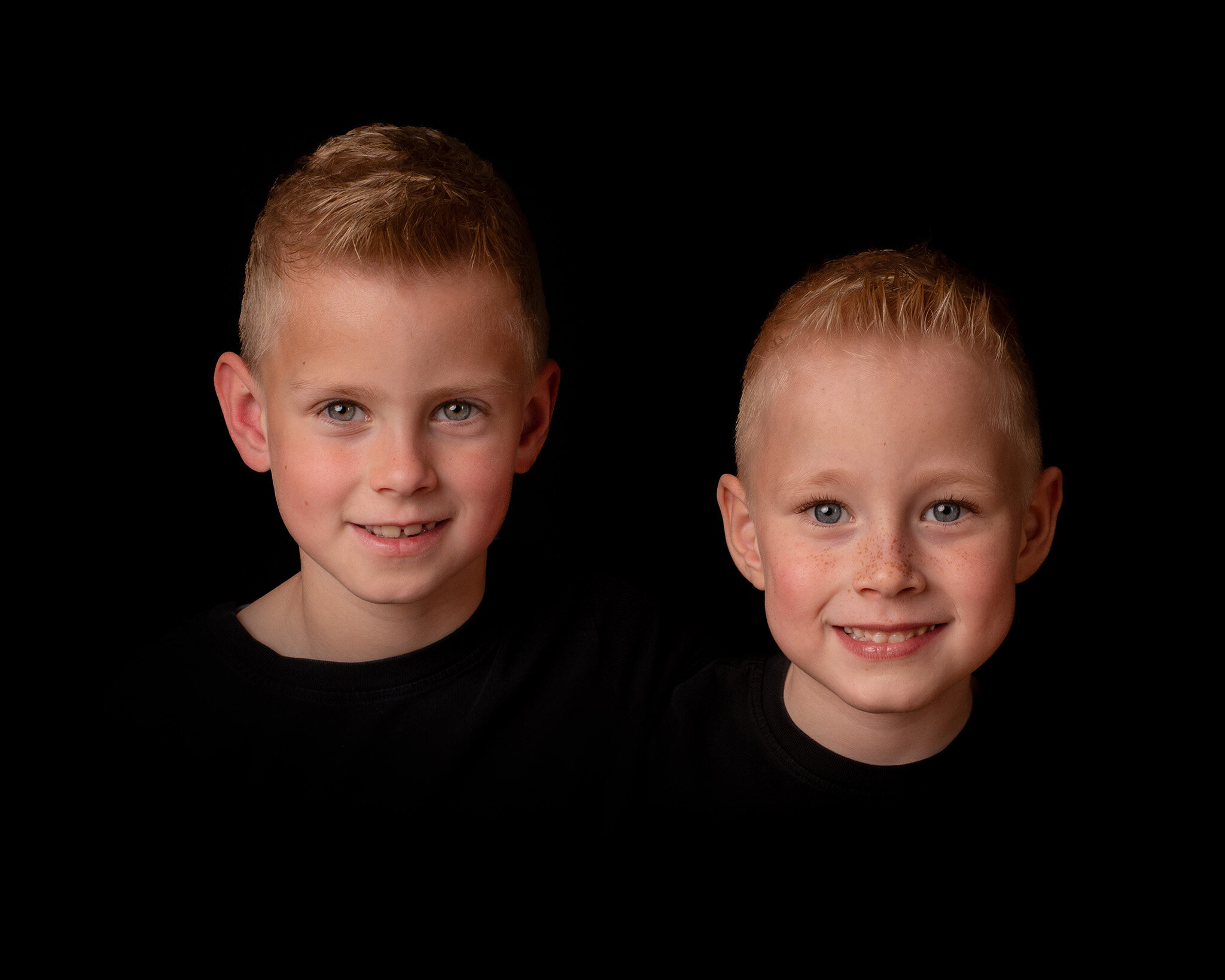 kinderportret zwarte achtergrond friesland-4